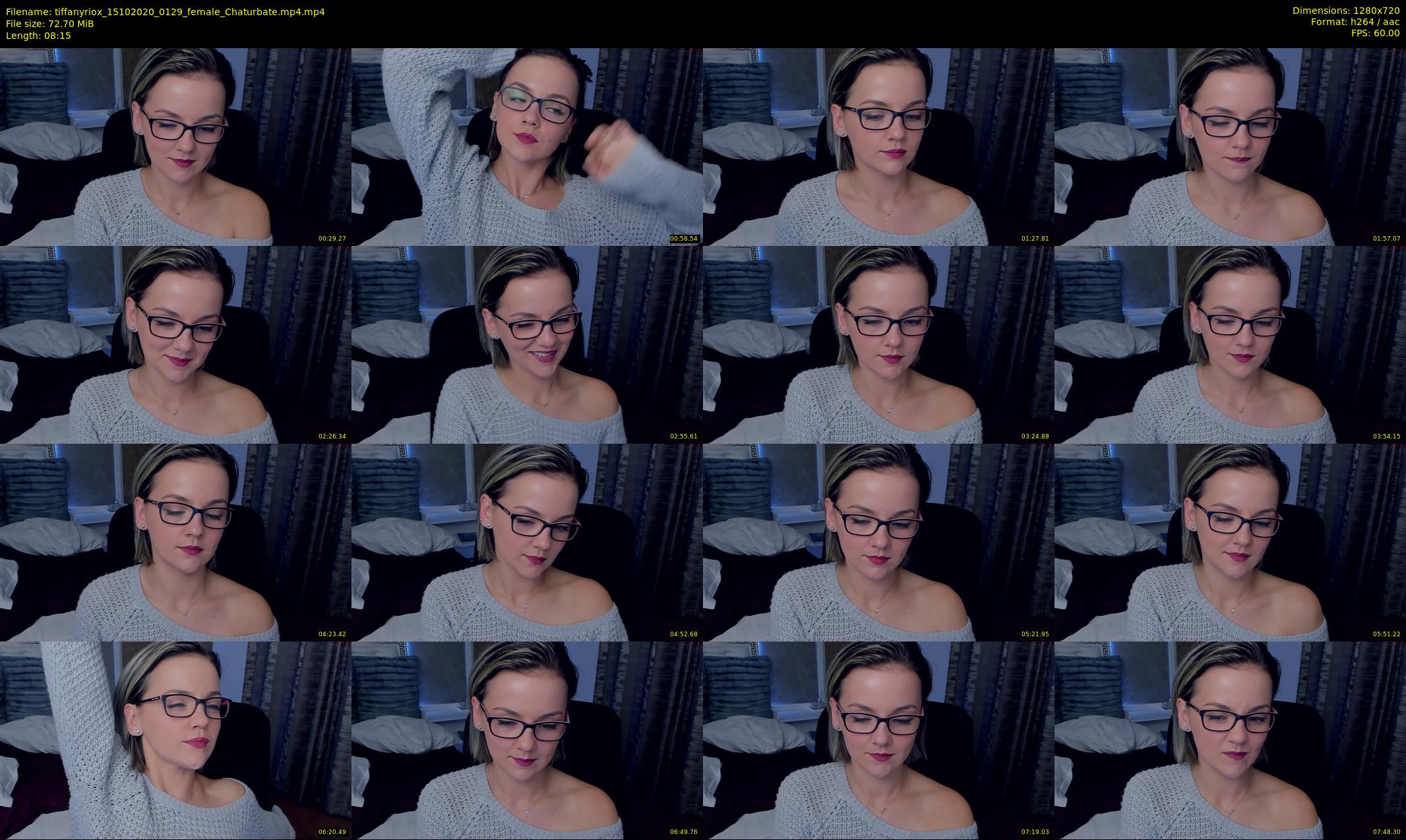 tiffanyriox — 9 minute Chaturbate female cam show recording, 720p, Oct 15, 2020