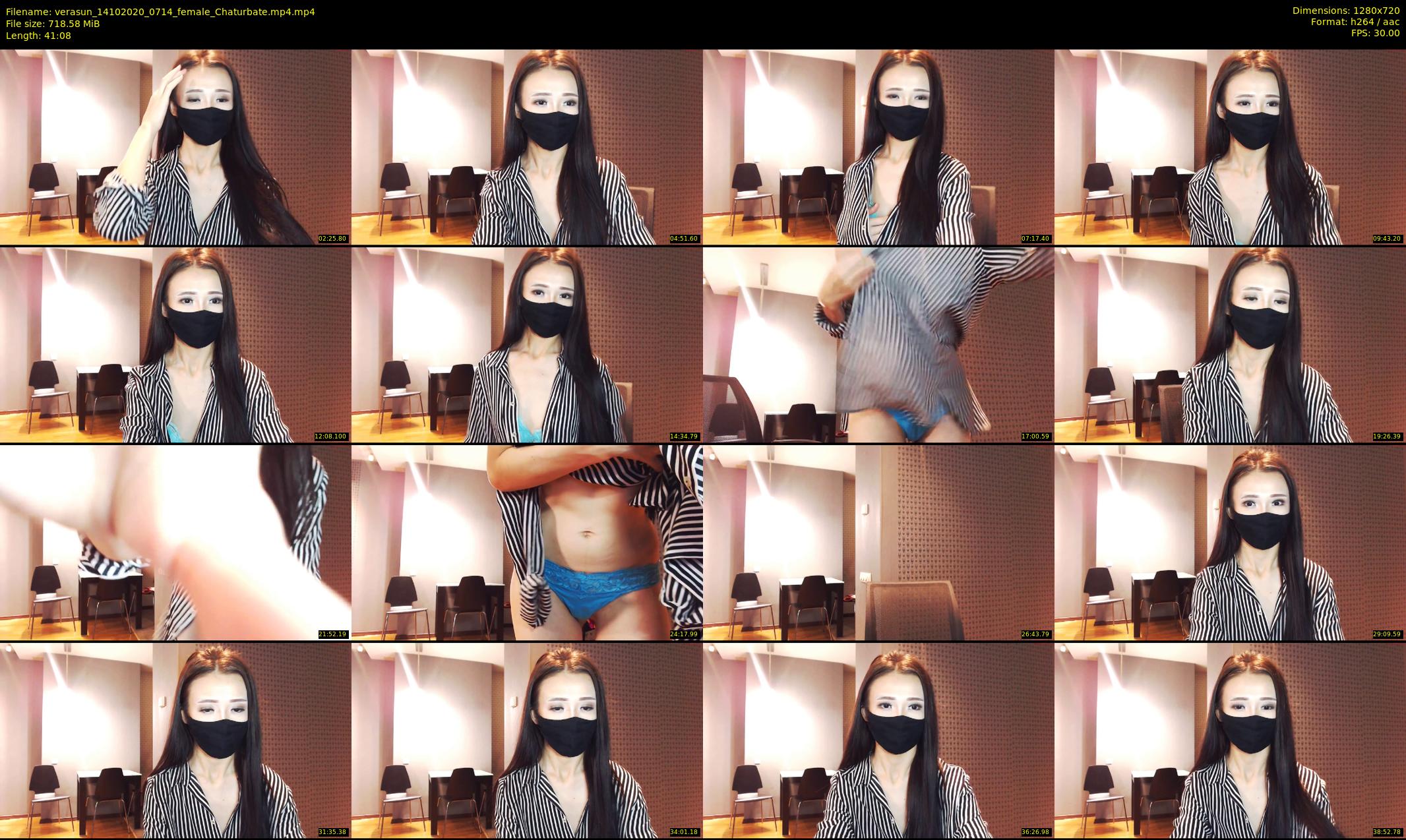 verasun — 42 minute Chaturbate female cam show recording, 720p, Oct 14, 2020