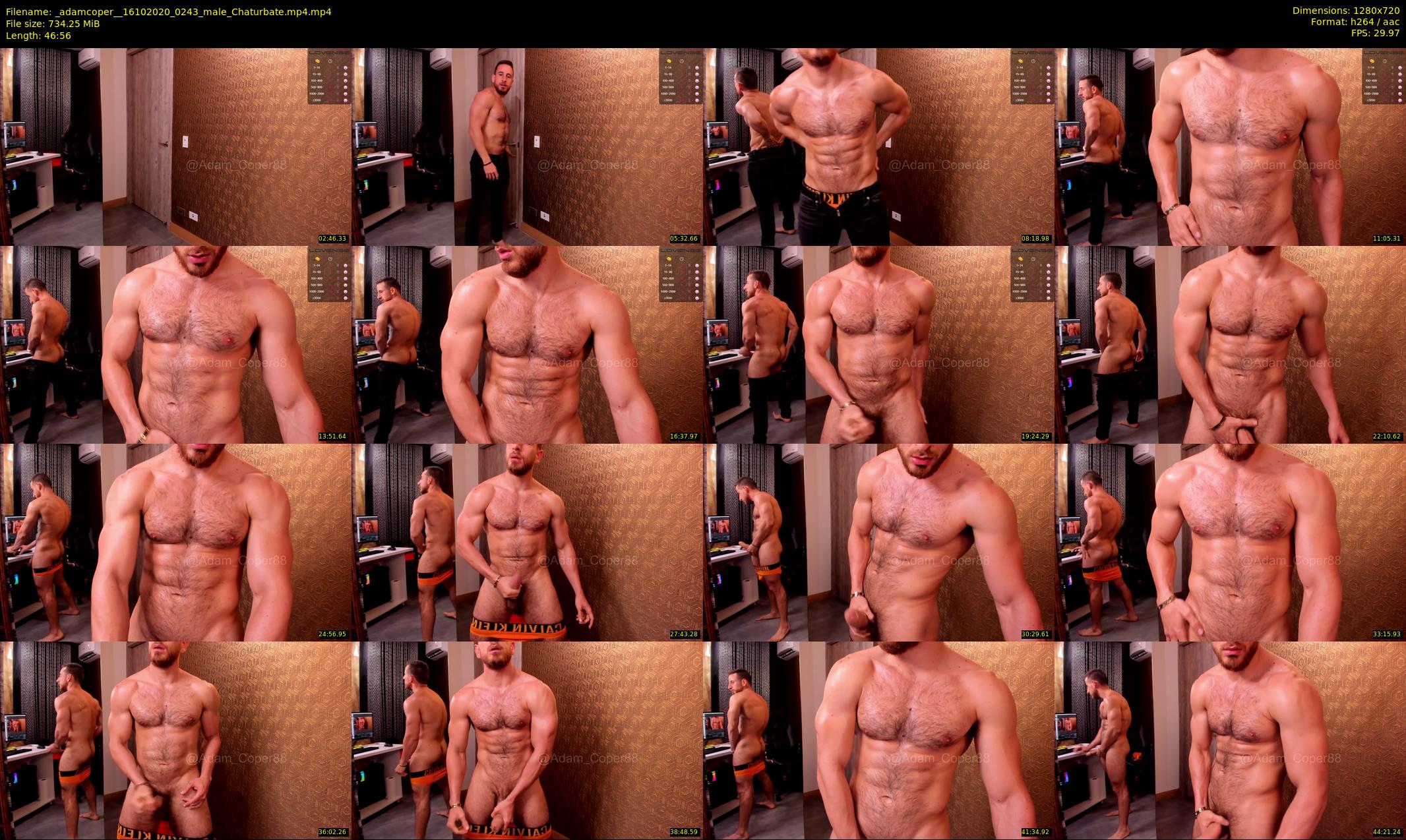 _adamcoper_ — 47 minute Chaturbate male cam show recording, 720p, Oct 16, 2020