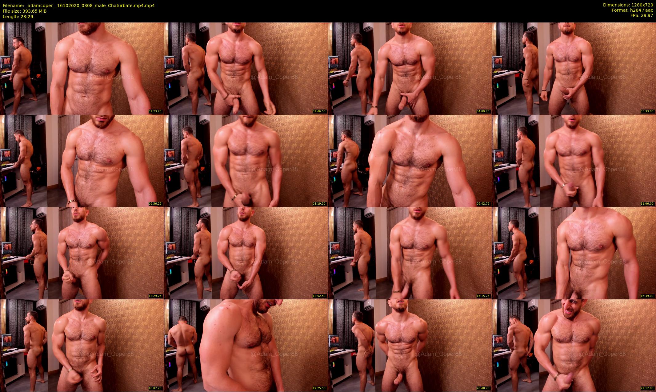 _adamcoper_ — 24 minute Chaturbate male cam show recording, 720p, Oct 16, 2020