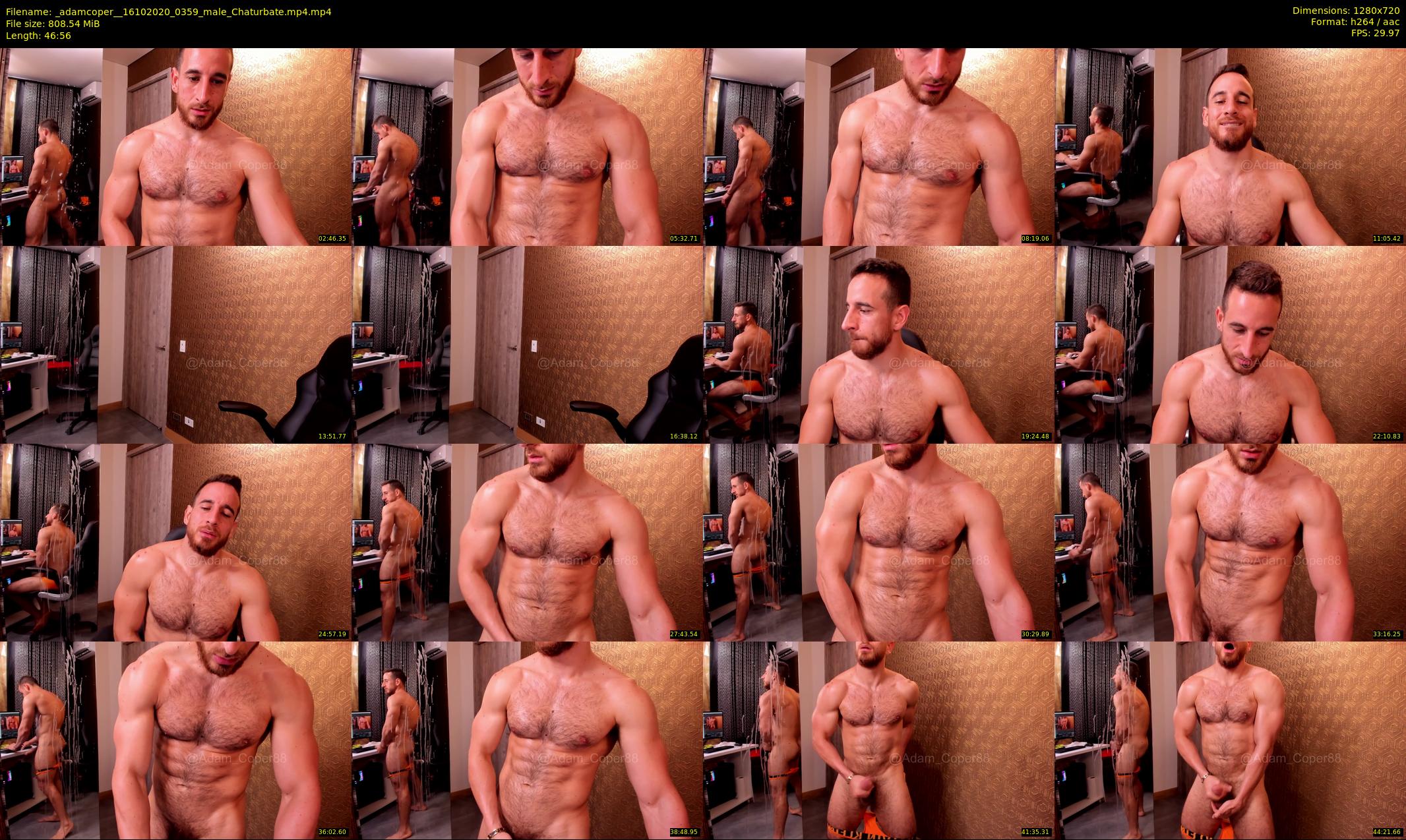 _adamcoper_ — 47 minute Chaturbate male cam show recording, 720p, Oct 16, 2020