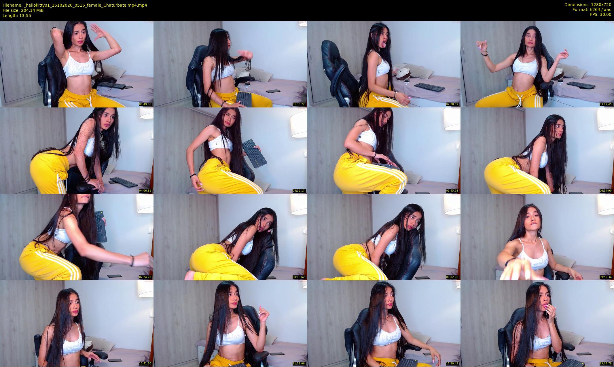 _hellokitty01 — 14 minute Chaturbate female cam show recording, 720p, Oct 16, 2020