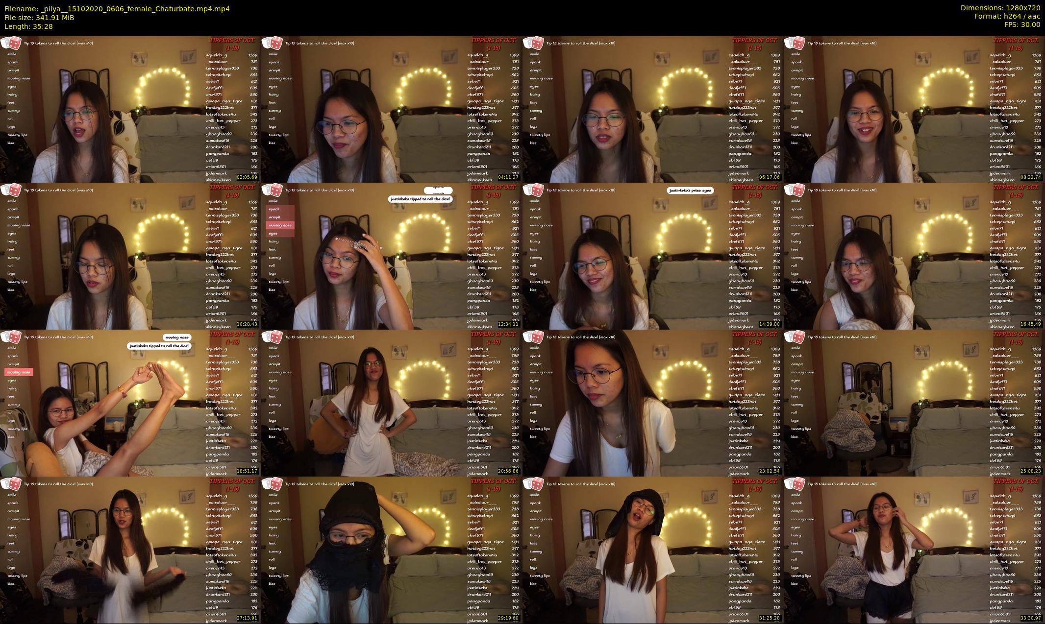 _pilya_ — 36 minute Chaturbate female cam show recording, 720p, Oct 15, 2020