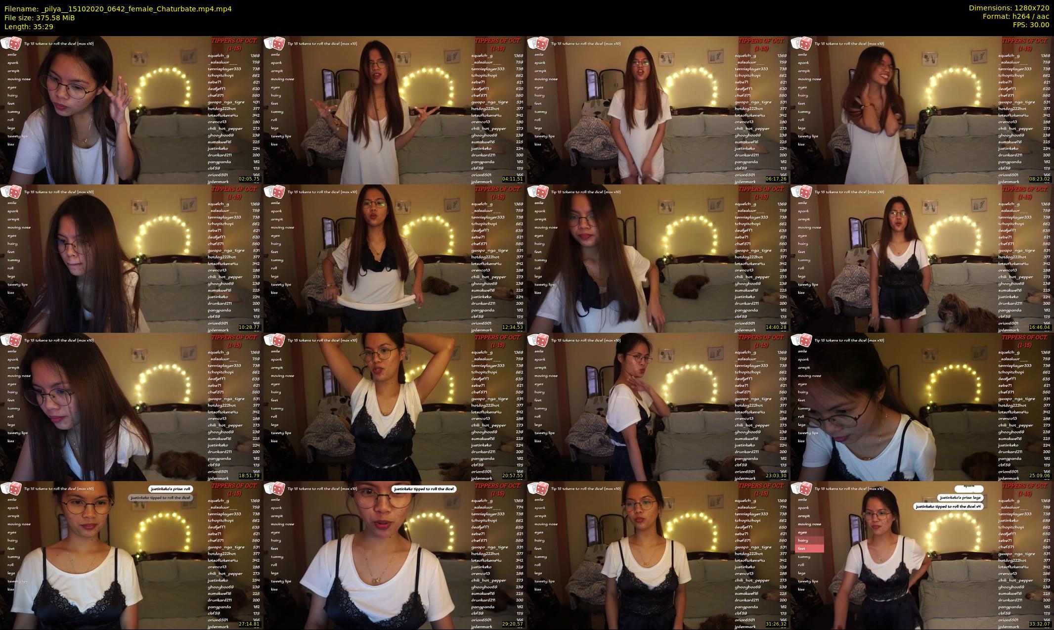 _pilya_ — 36 minute Chaturbate female cam show recording, 720p, Oct 15, 2020