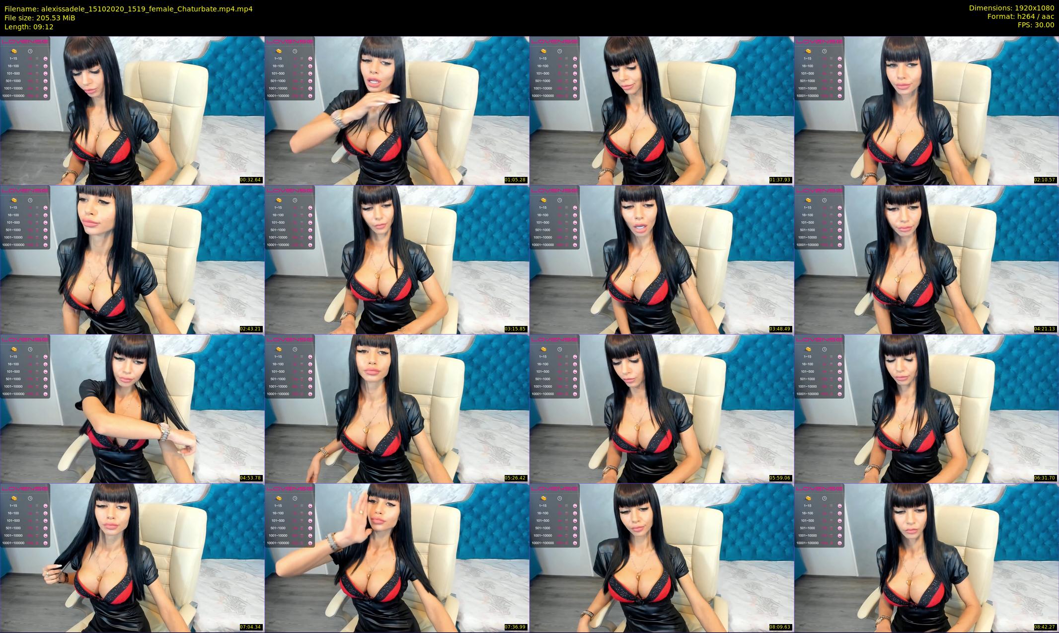 alexissadele — 10 minute Chaturbate female cam show recording, 1080p, Oct 15, 2020