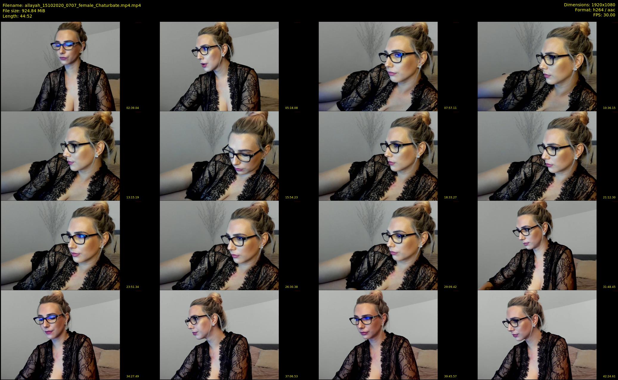 allayah — 45 minute Chaturbate female cam show recording, 1080p, Oct 15, 2020