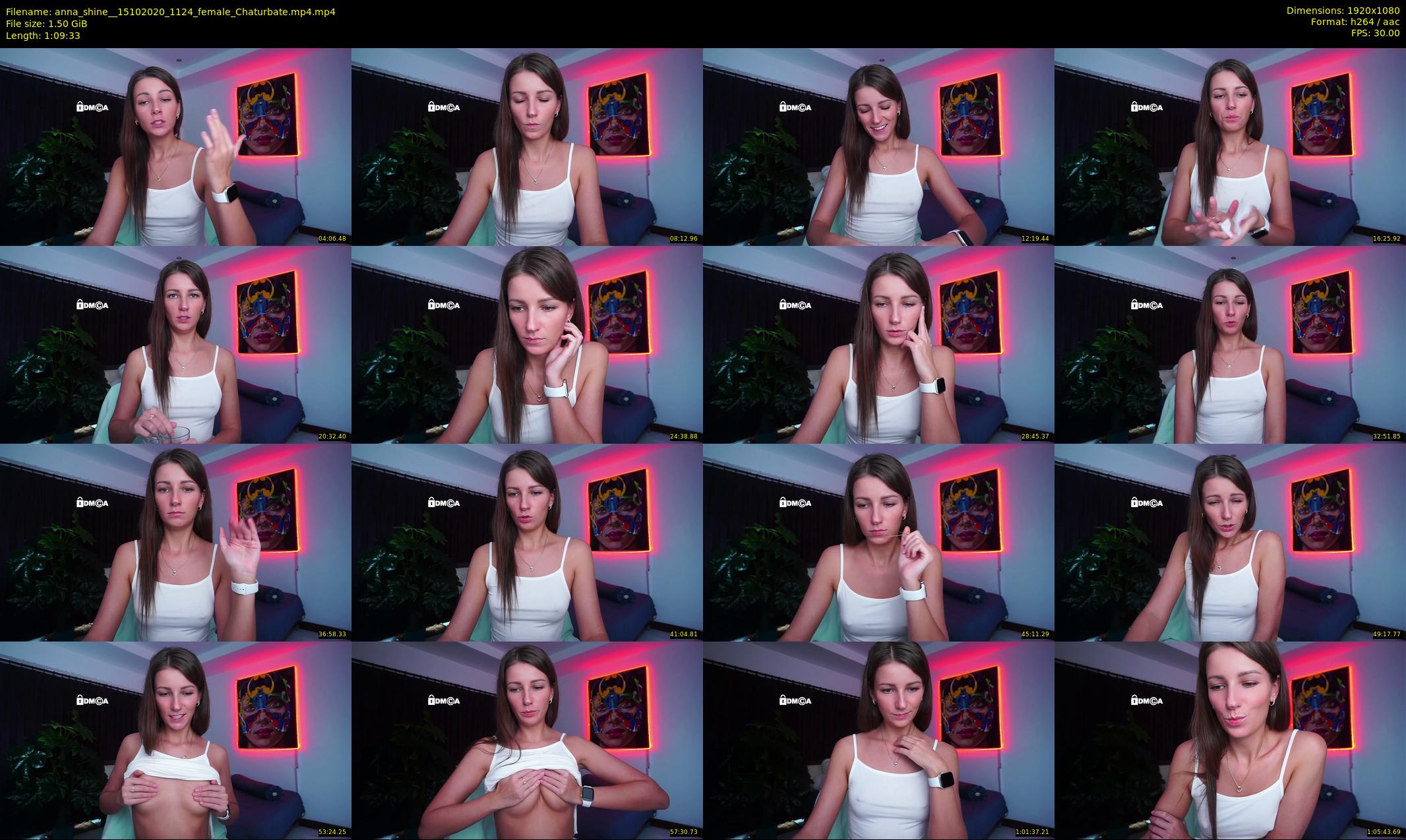 anna_shine_ — 70 minute Chaturbate female cam show recording, 1080p, Oct 15, 2020