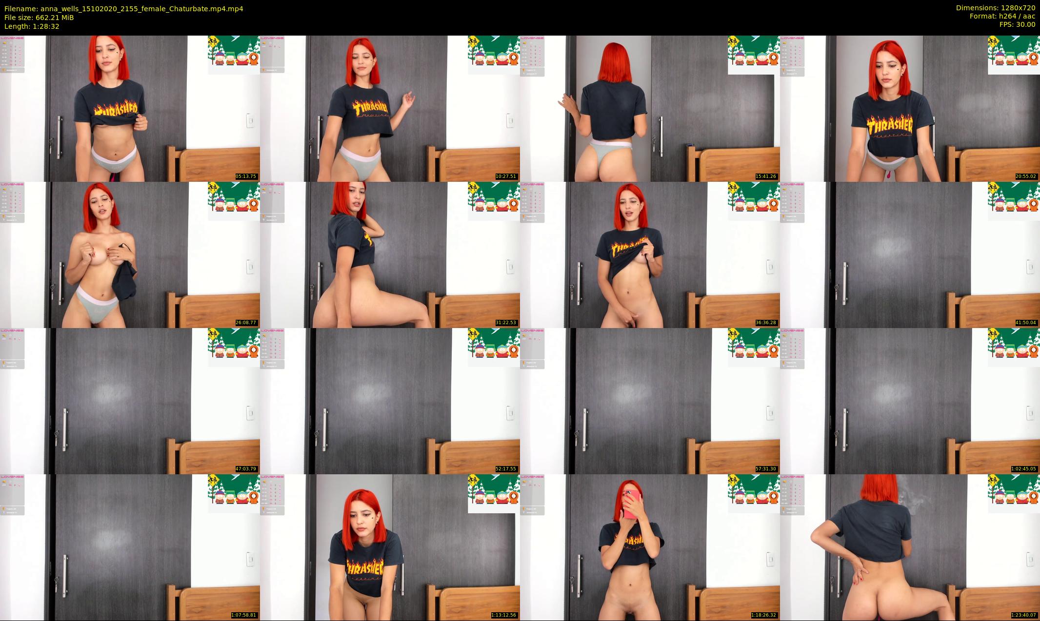 anna_wells — 89 minute Chaturbate female cam show recording, 720p, Oct 15, 2020