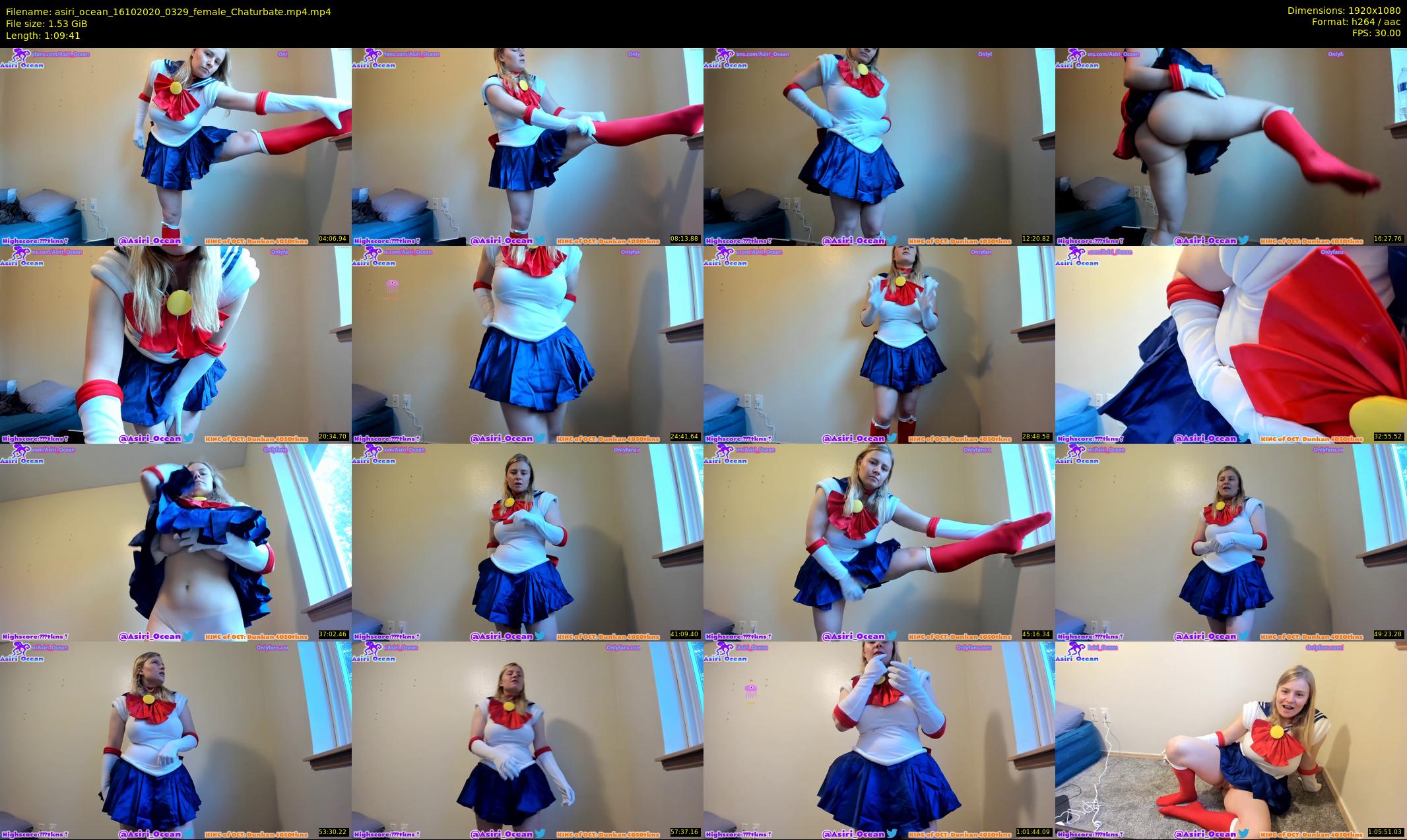 asiri_ocean — 70 minute Chaturbate female cam show recording, 1080p, Oct 16, 2020