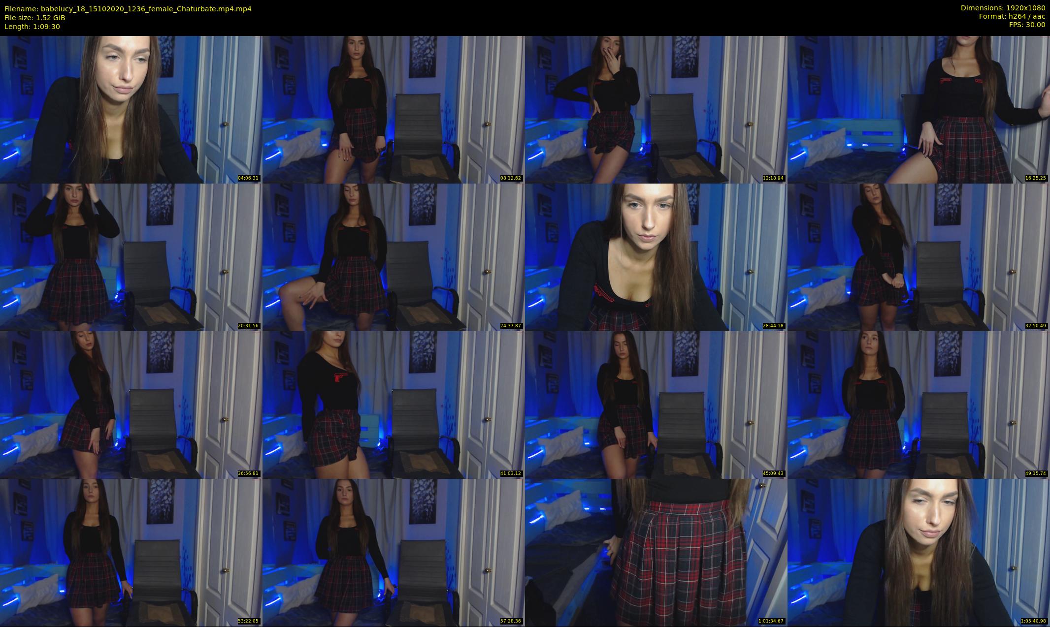babelucy_18 — 70 minute Chaturbate female cam show recording, 1080p, Oct 15, 2020