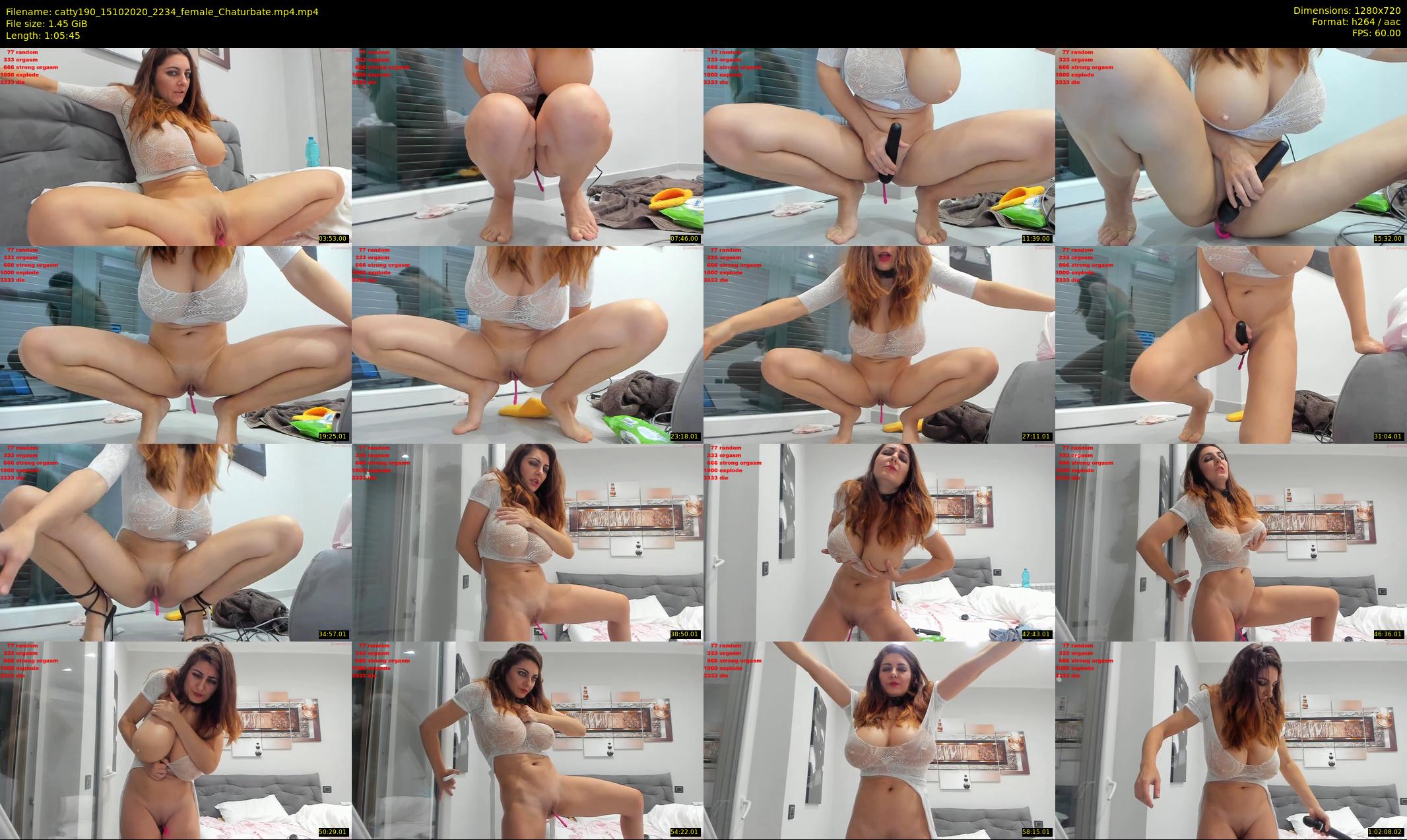 catty190 — 66 minute Chaturbate female cam show recording, 720p, Oct 15, 2020