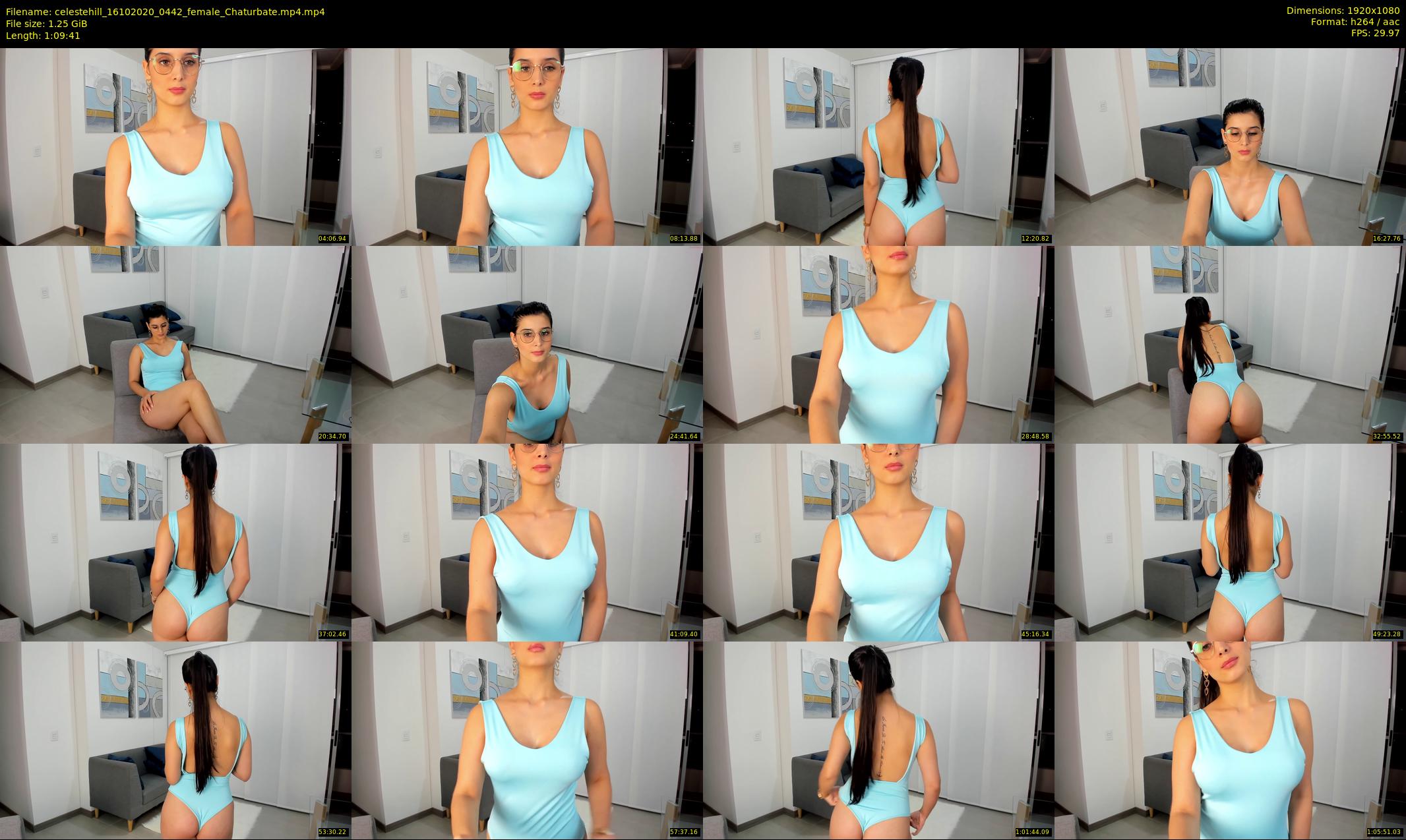 celestehill — 70 minute Chaturbate female cam show recording, 1080p, Oct 16, 2020