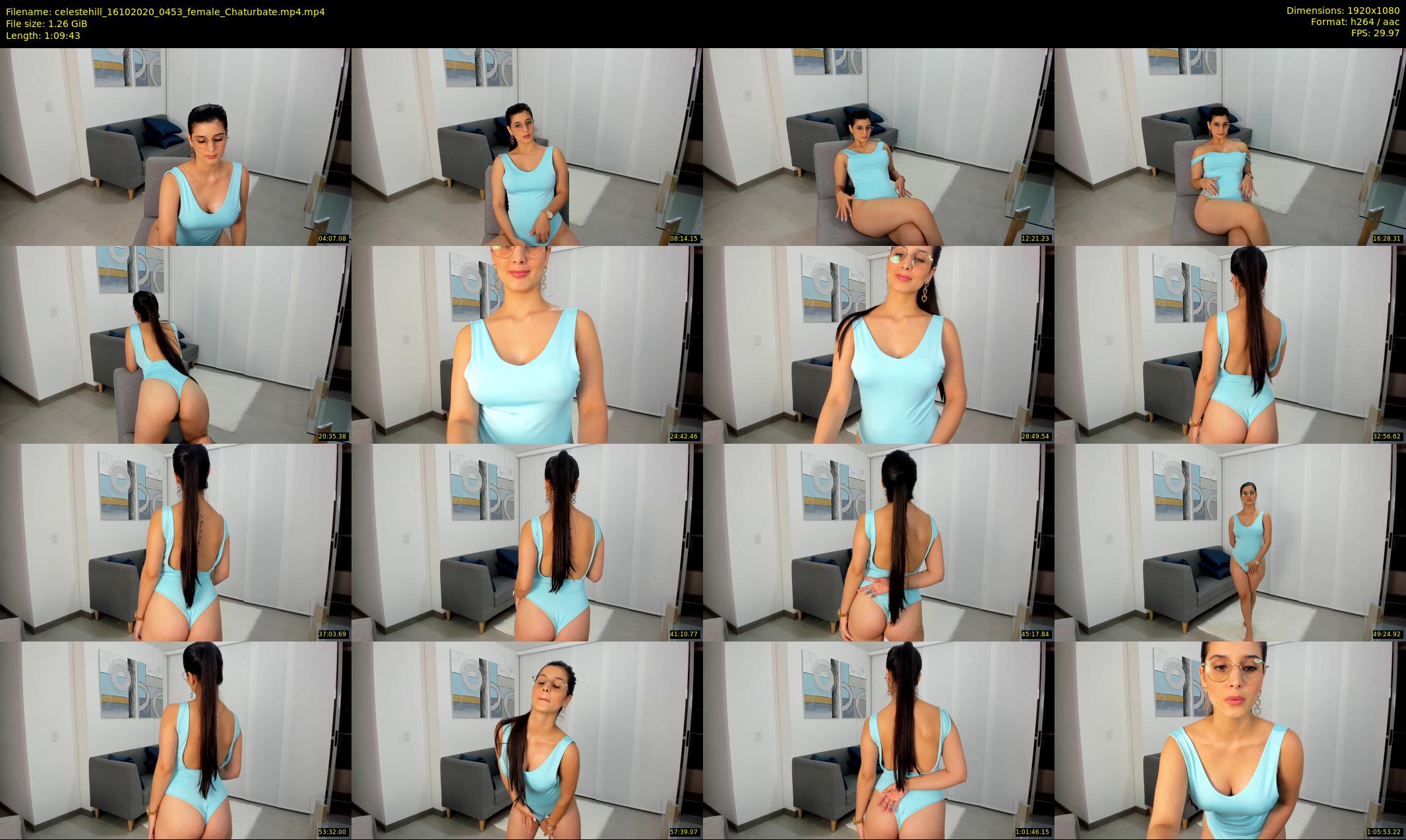 celestehill — 70 minute Chaturbate female cam show recording, 1080p, Oct 16, 2020