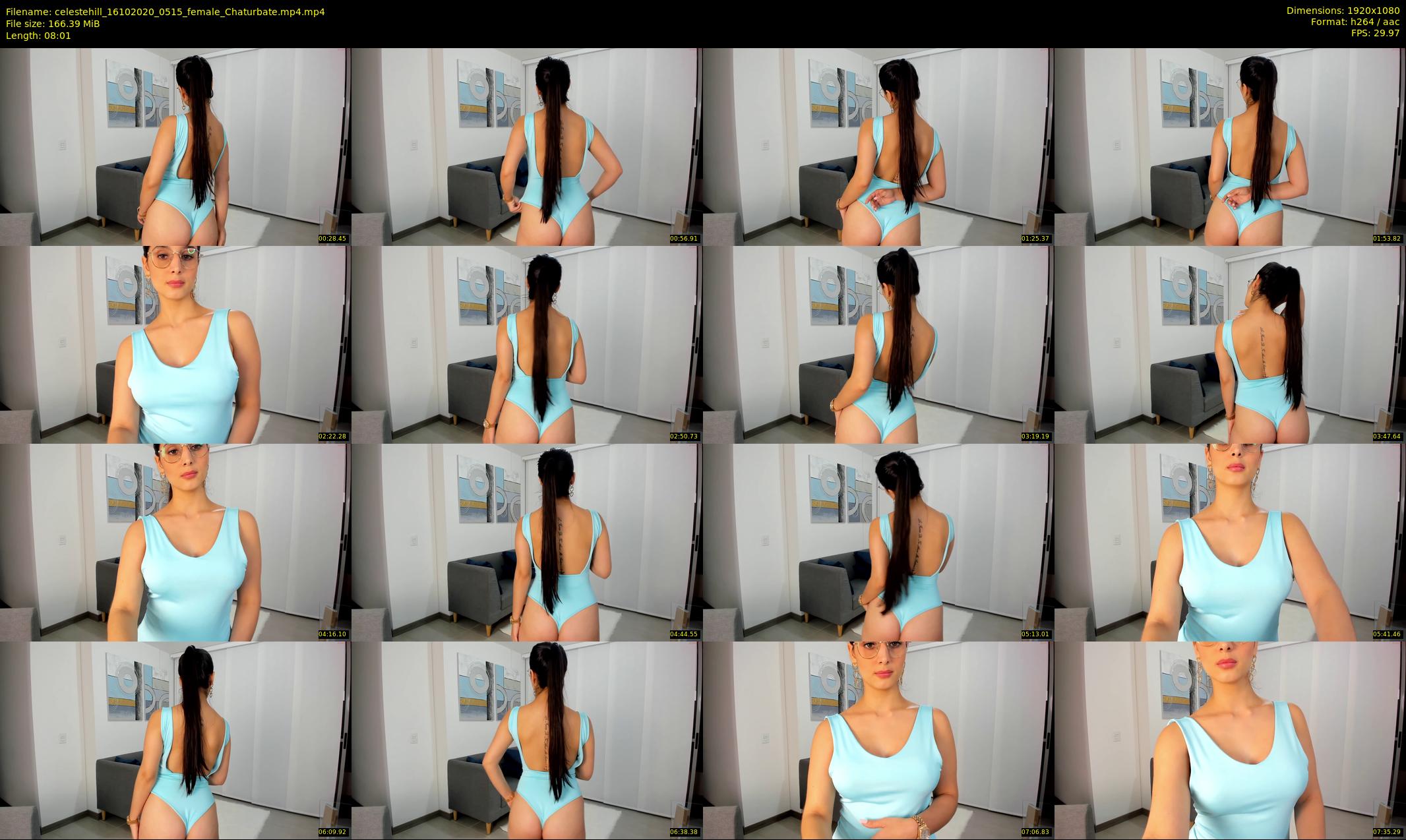 celestehill — 9 minute Chaturbate female cam show recording, 1080p, Oct 16, 2020