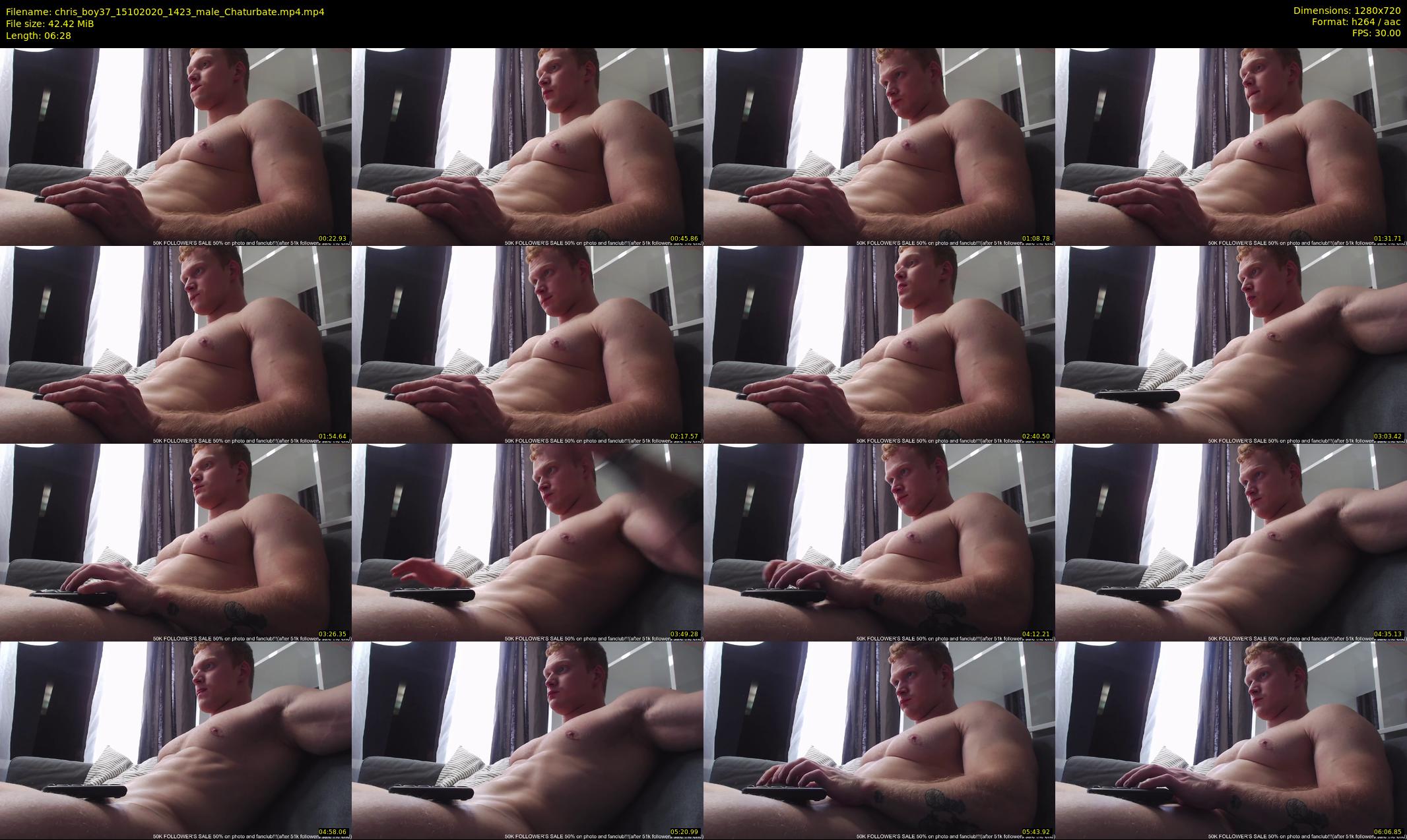 chris_boy37 — 7 minute Chaturbate male cam show recording, 720p, Oct 15, 2020
