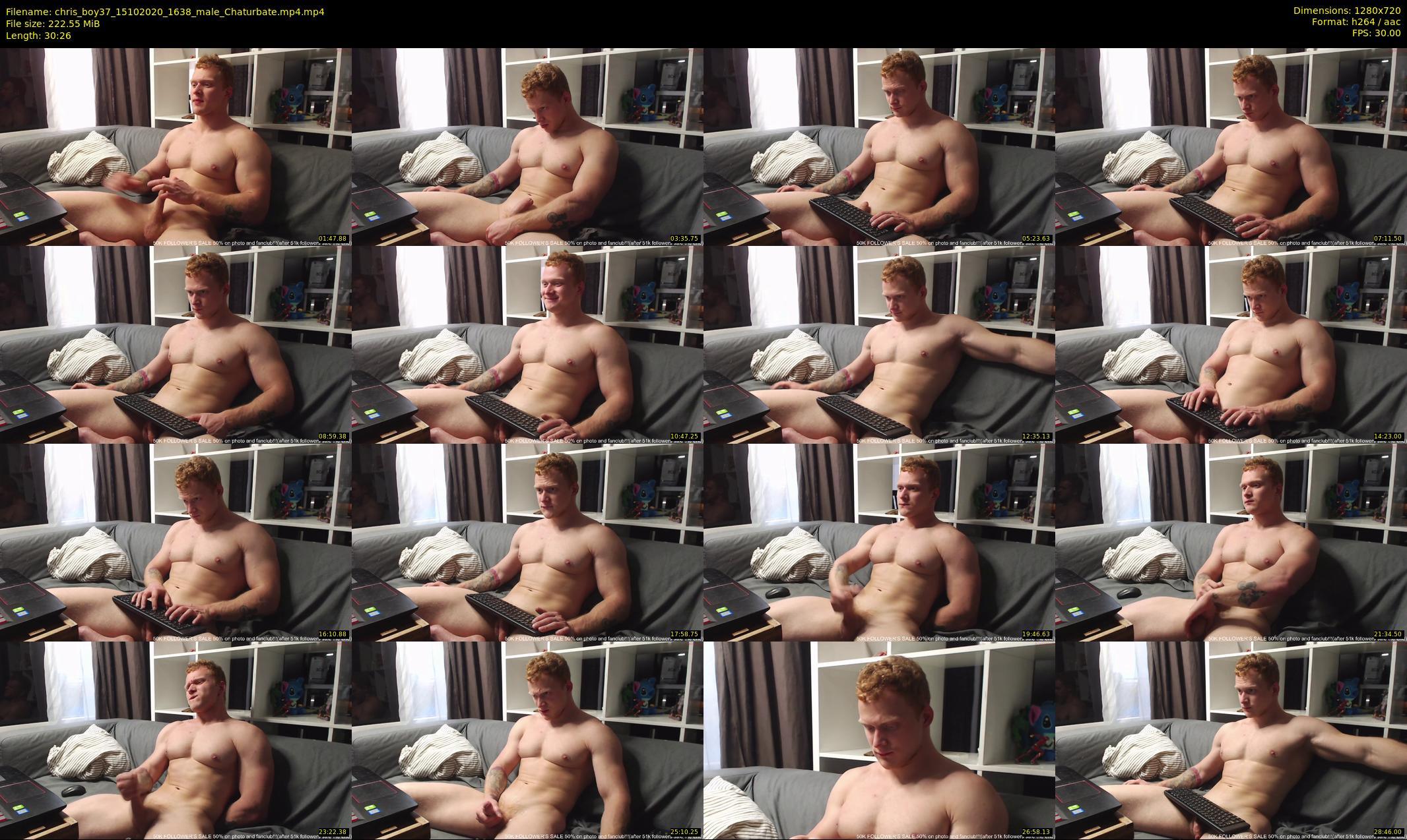 chris_boy37 — 31 minute Chaturbate male cam show recording, 720p, Oct 15, 2020
