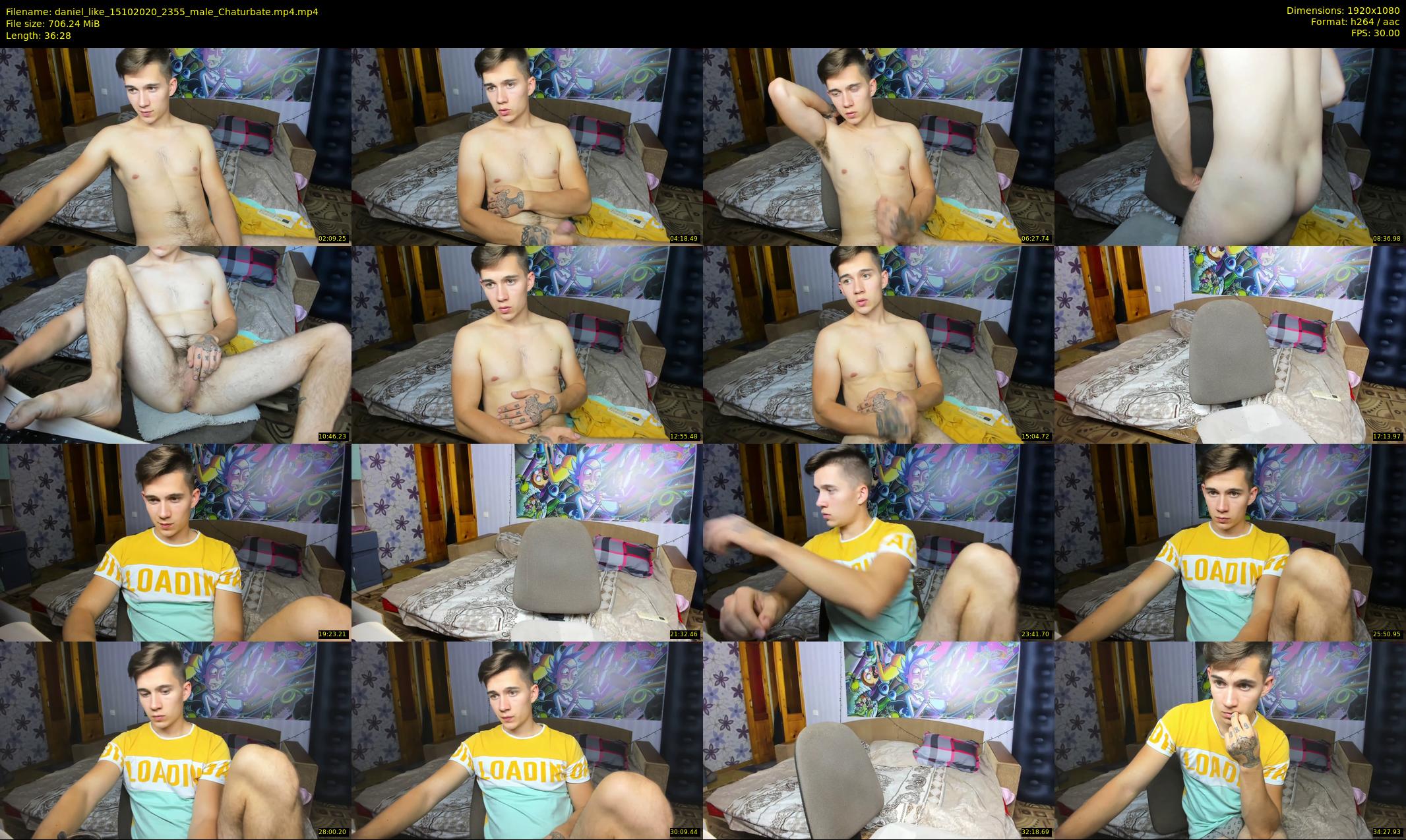 daniel_like — 37 minute Chaturbate male cam show recording, 1080p, Oct 15, 2020