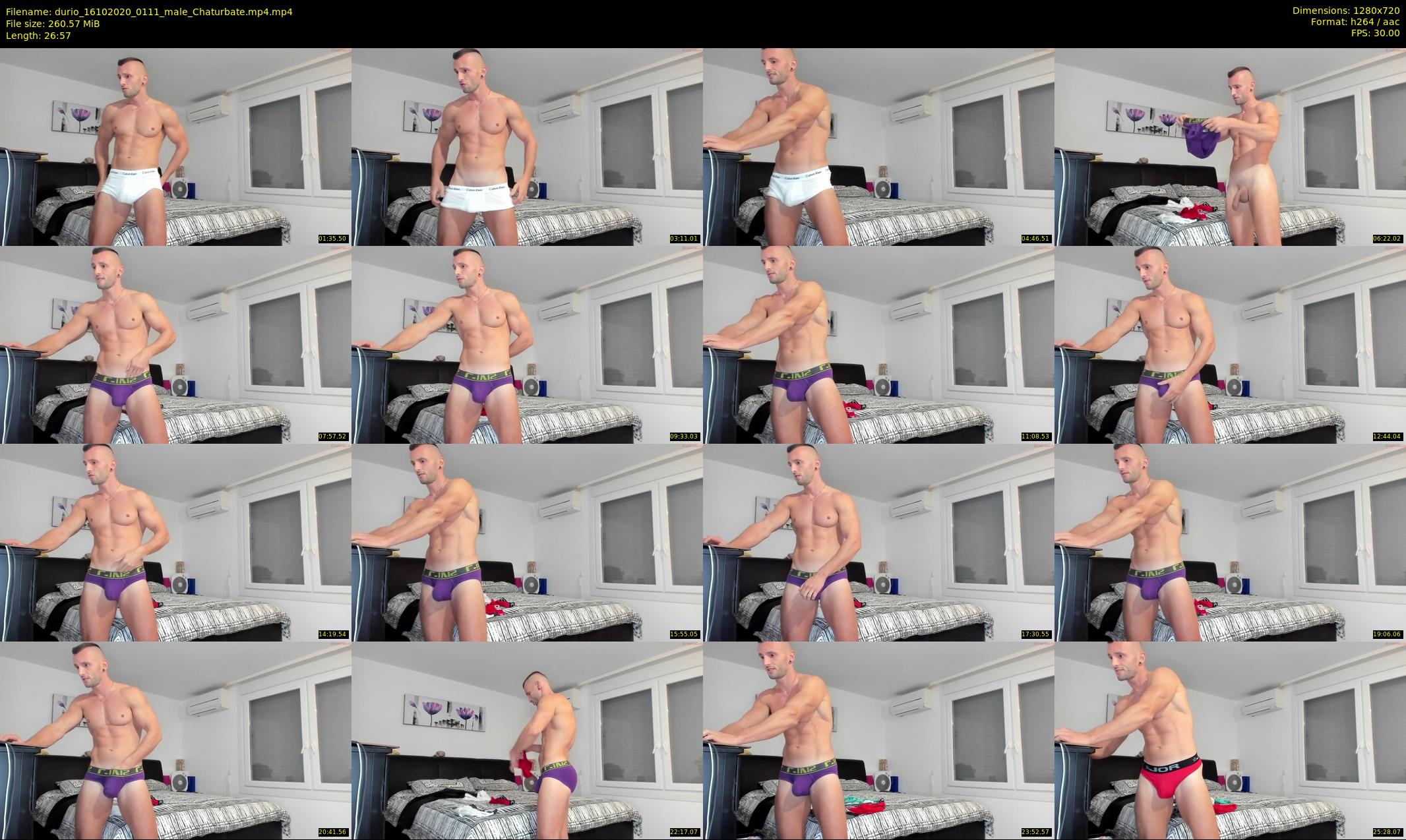 durio — 27 minute Chaturbate male cam show recording, 720p, Oct 16, 2020