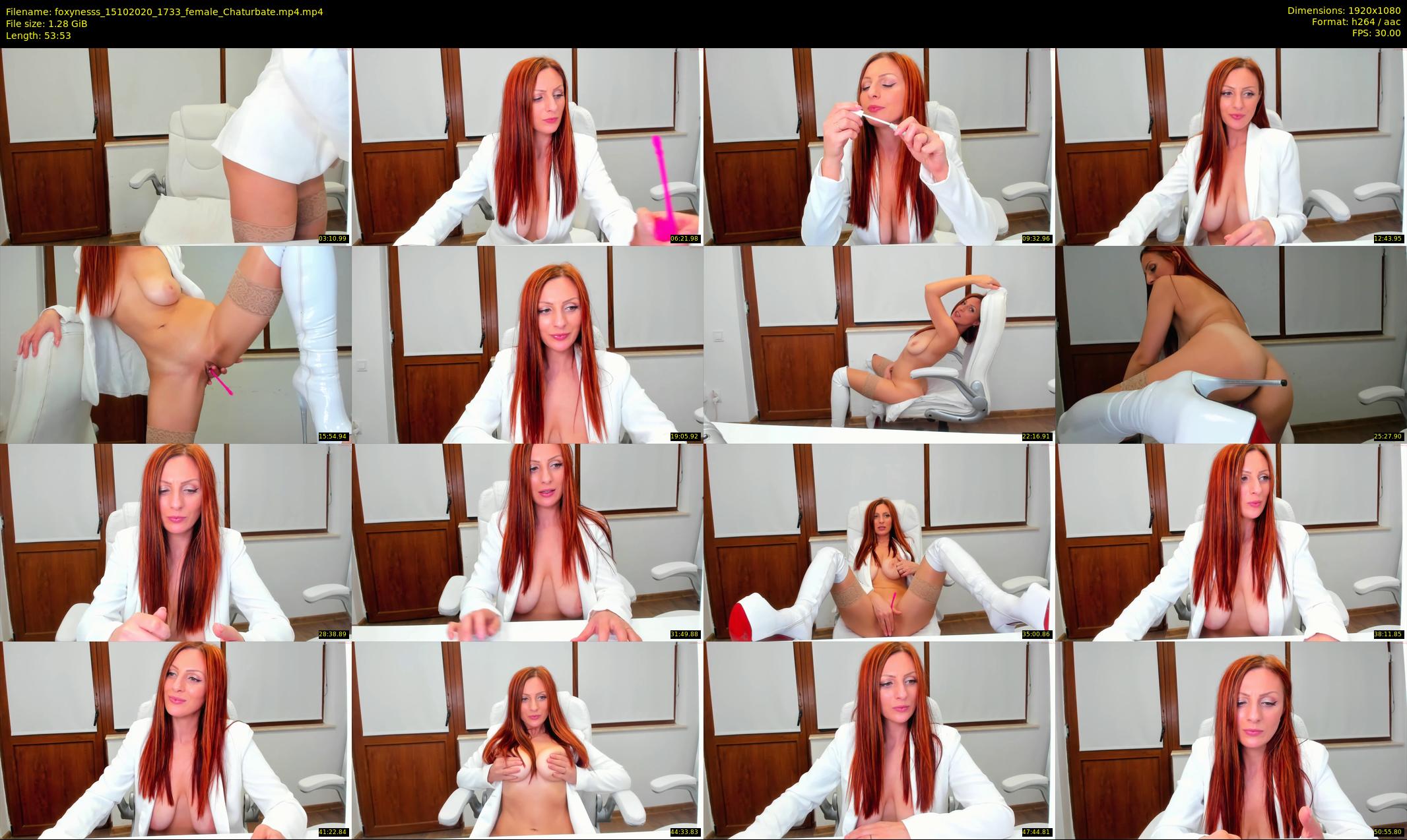 foxynesss — 54 minute Chaturbate female cam show recording, 1080p, Oct 15, 2020