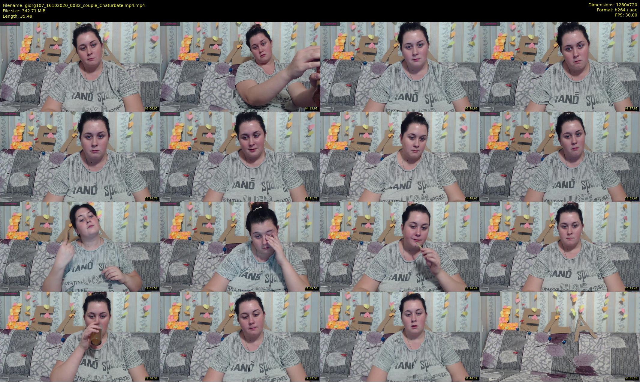 giorg107 — 36 minute Chaturbate couple cam show recording, 720p, Oct 16, 2020