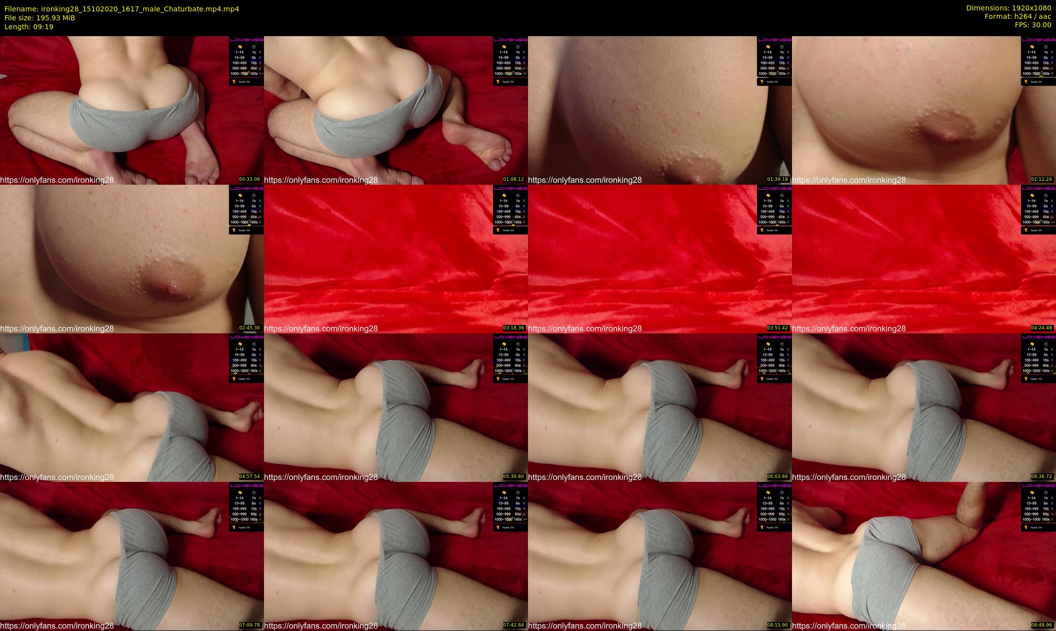 ironking28 — 10 minute Chaturbate male cam show recording, 1080p, Oct 15, 2020