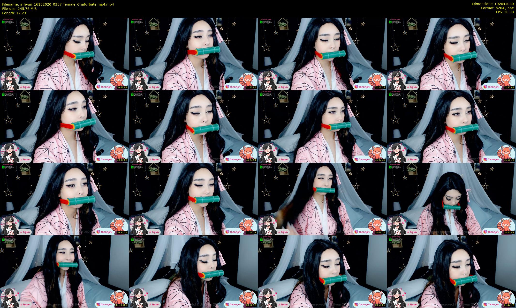 ji_hyun — 13 minute Chaturbate female cam show recording, 1080p, Oct 16, 2020