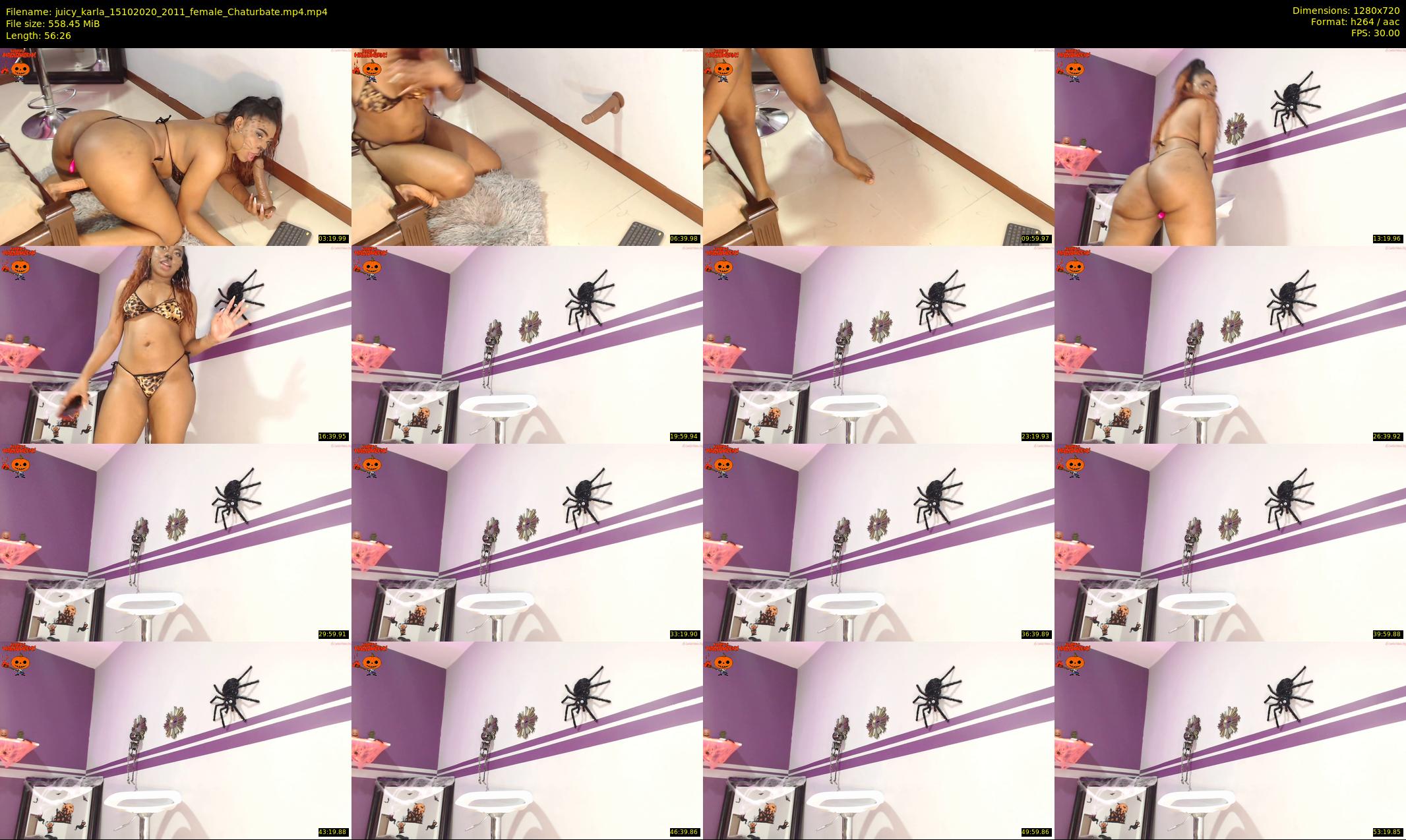 juicy_karla — 57 minute Chaturbate female cam show recording, 720p, Oct 15, 2020