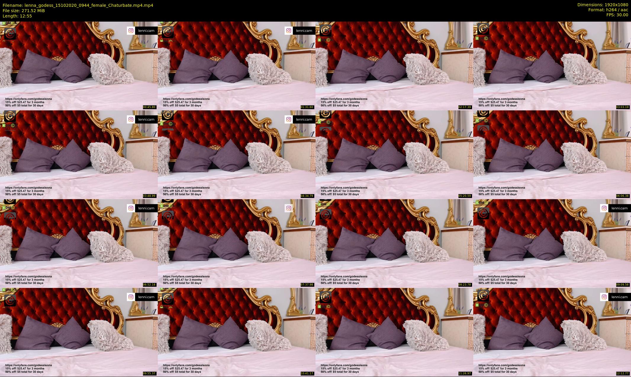 lenna_godess — 13 minute Chaturbate female cam show recording, 1080p, Oct 15, 2020