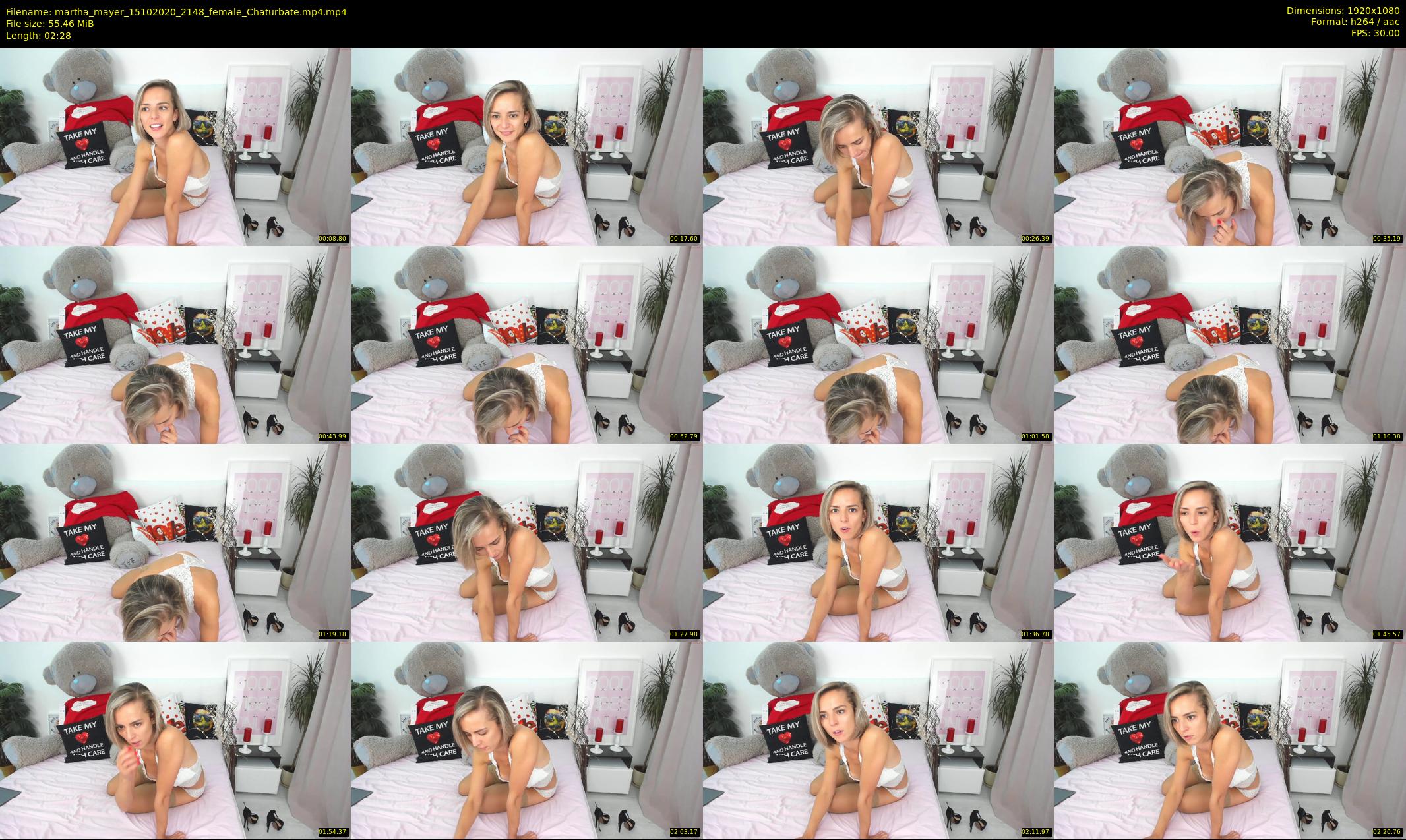 martha_mayer — 3 minute Chaturbate female cam show recording, 1080p, Oct 15, 2020