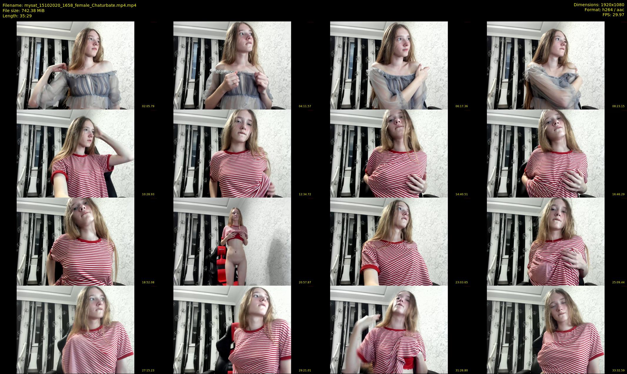 mysat — 36 minute Chaturbate female cam show recording, 1080p, Oct 15, 2020