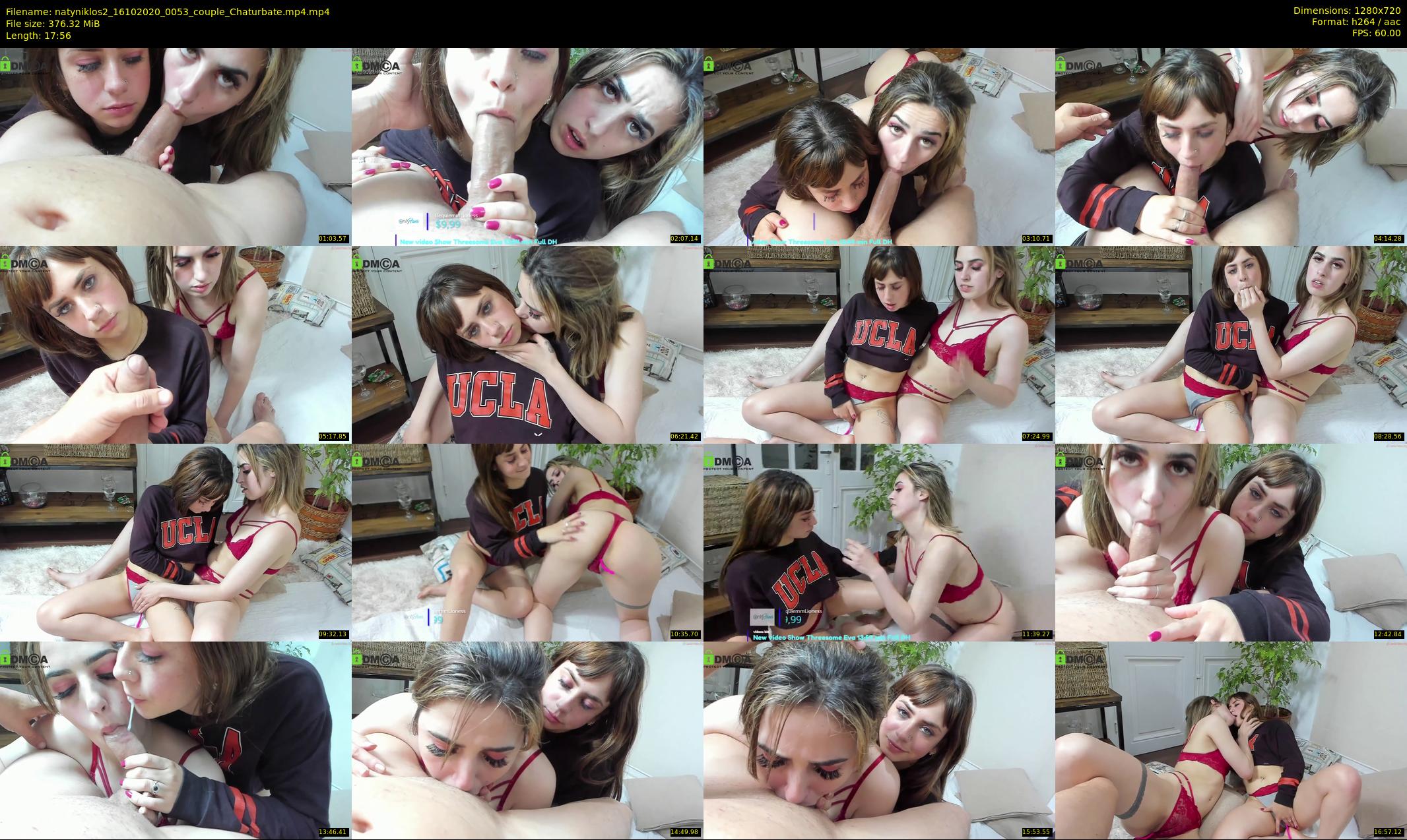 natyniklos2 — 18 minute Chaturbate couple cam show recording, 720p, Oct 16, 2020
