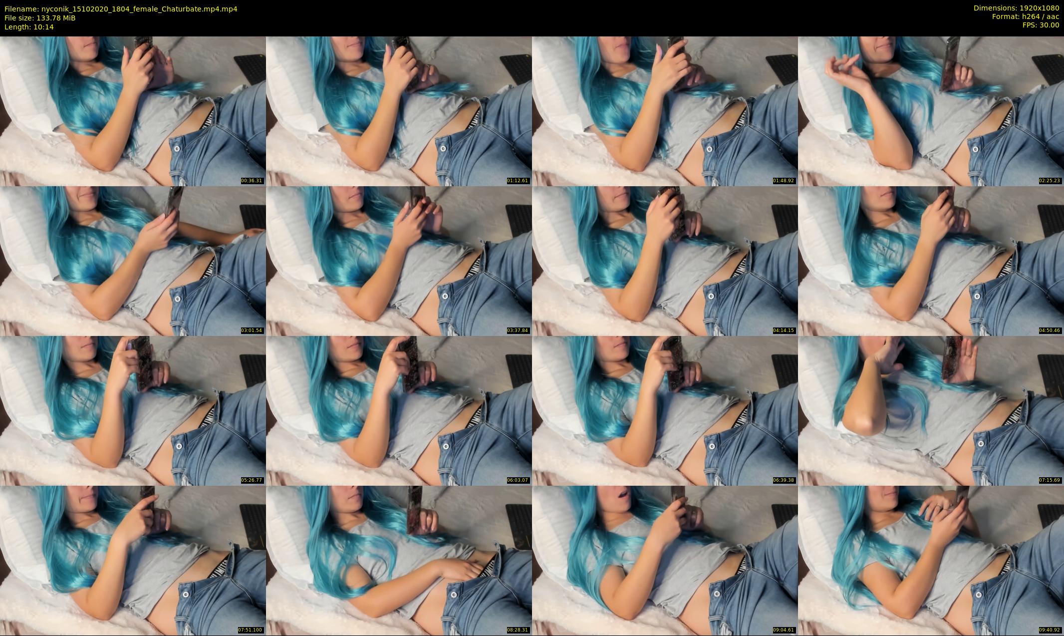 nyconik — 11 minute Chaturbate female cam show recording, 1080p, Oct 15, 2020
