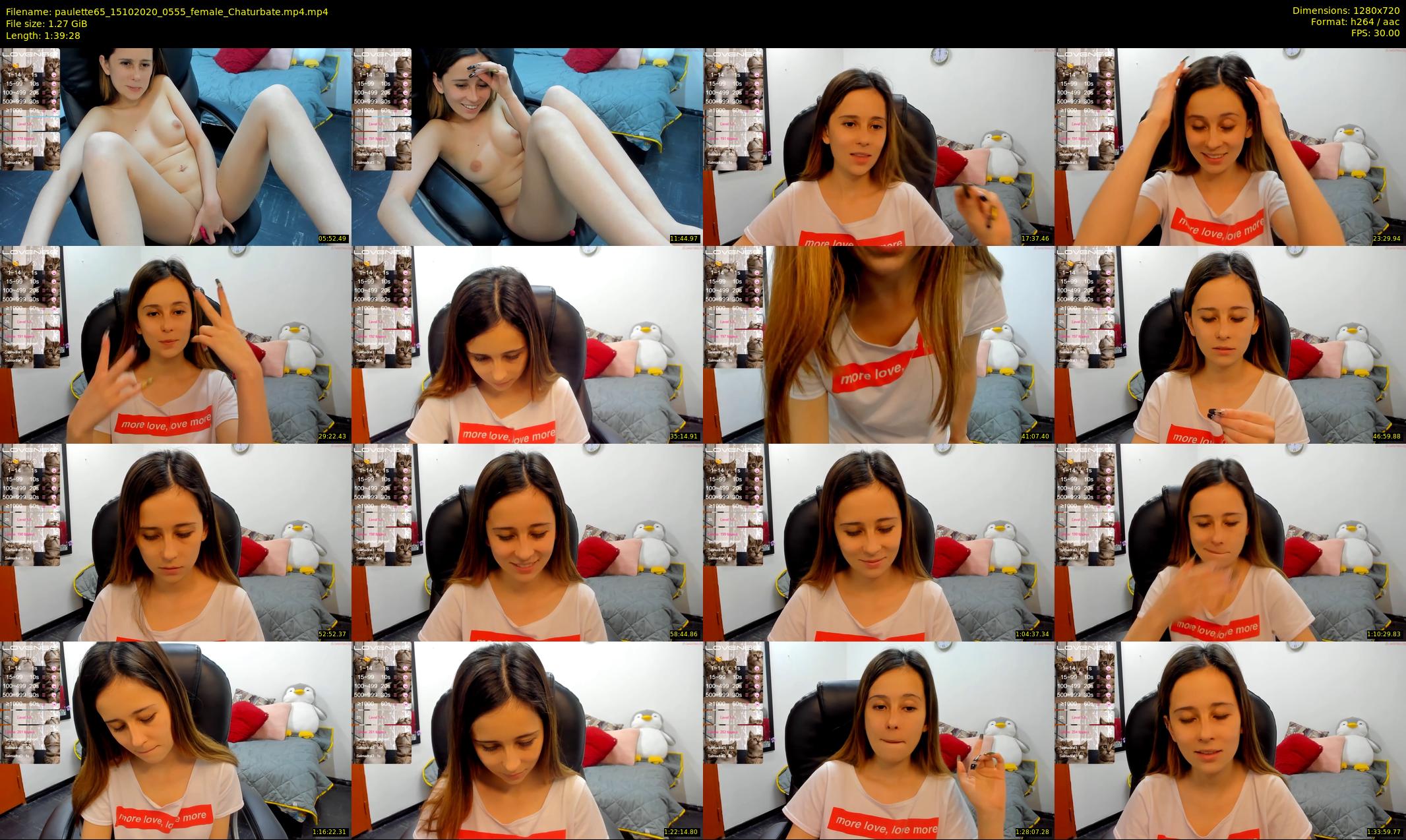 paulette65 — 100 minute Chaturbate female cam show recording, 720p, Oct 15, 2020