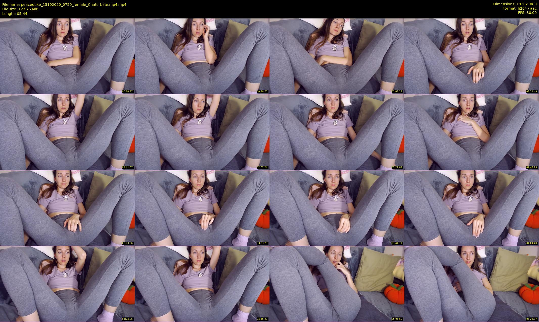 peaceduke — 6 minute Chaturbate female cam show recording, 1080p, Oct 15, 2020