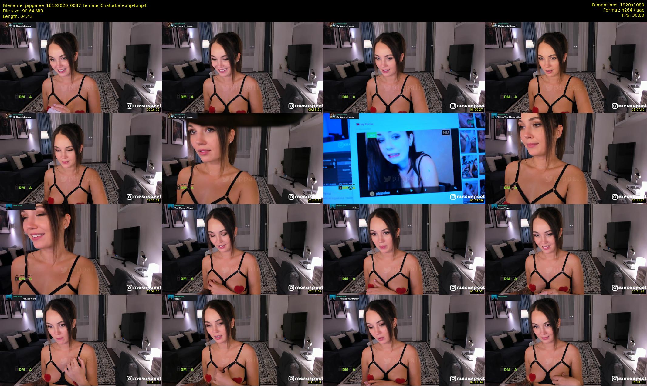 pippalee — 5 minute Chaturbate female cam show recording, 1080p, Oct 16, 2020
