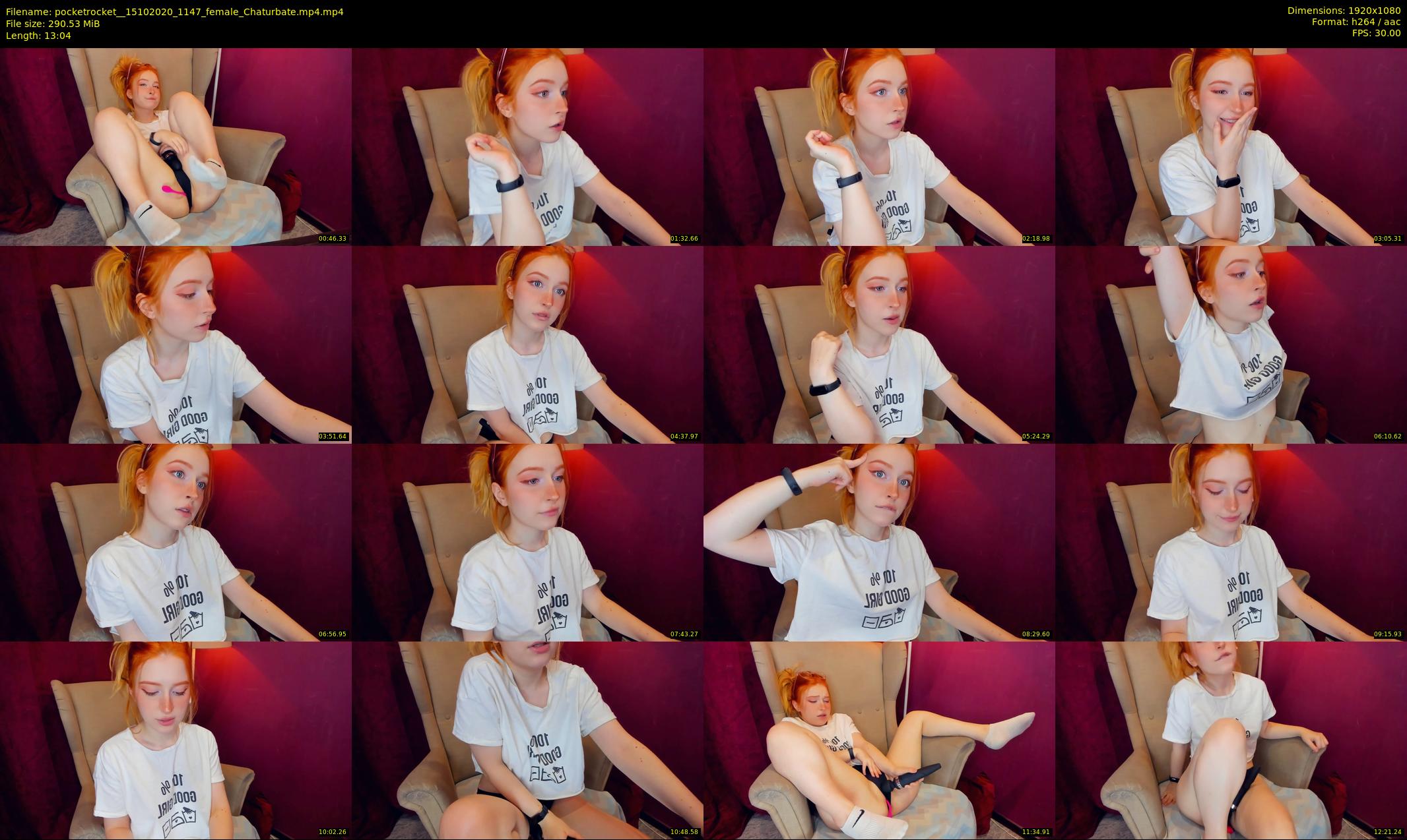 pocketrocket_ — 14 minute Chaturbate female cam show recording, 1080p, Oct 15, 2020