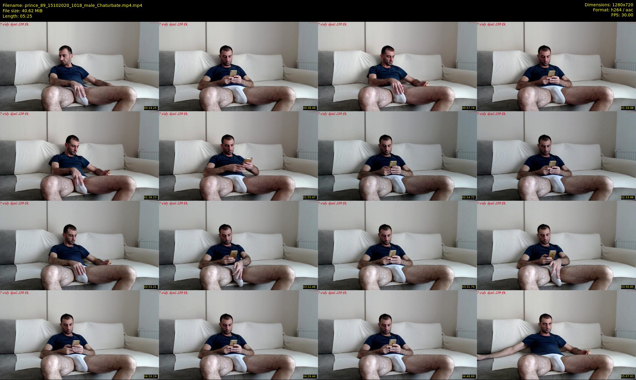 prince_89 — 6 minute Chaturbate male cam show recording, 720p, Oct 15, 2020