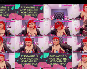 pyrowayne — 59 minute Chaturbate female cam show recording, 720p, Oct 16, 2020