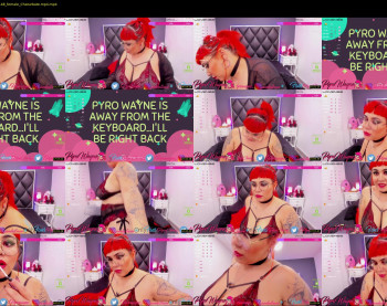 pyrowayne — 59 minute Chaturbate female cam show recording, 720p, Oct 16, 2020