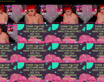 pyrowayne — 17 minute Chaturbate female cam show recording, 720p, Oct 16, 2020