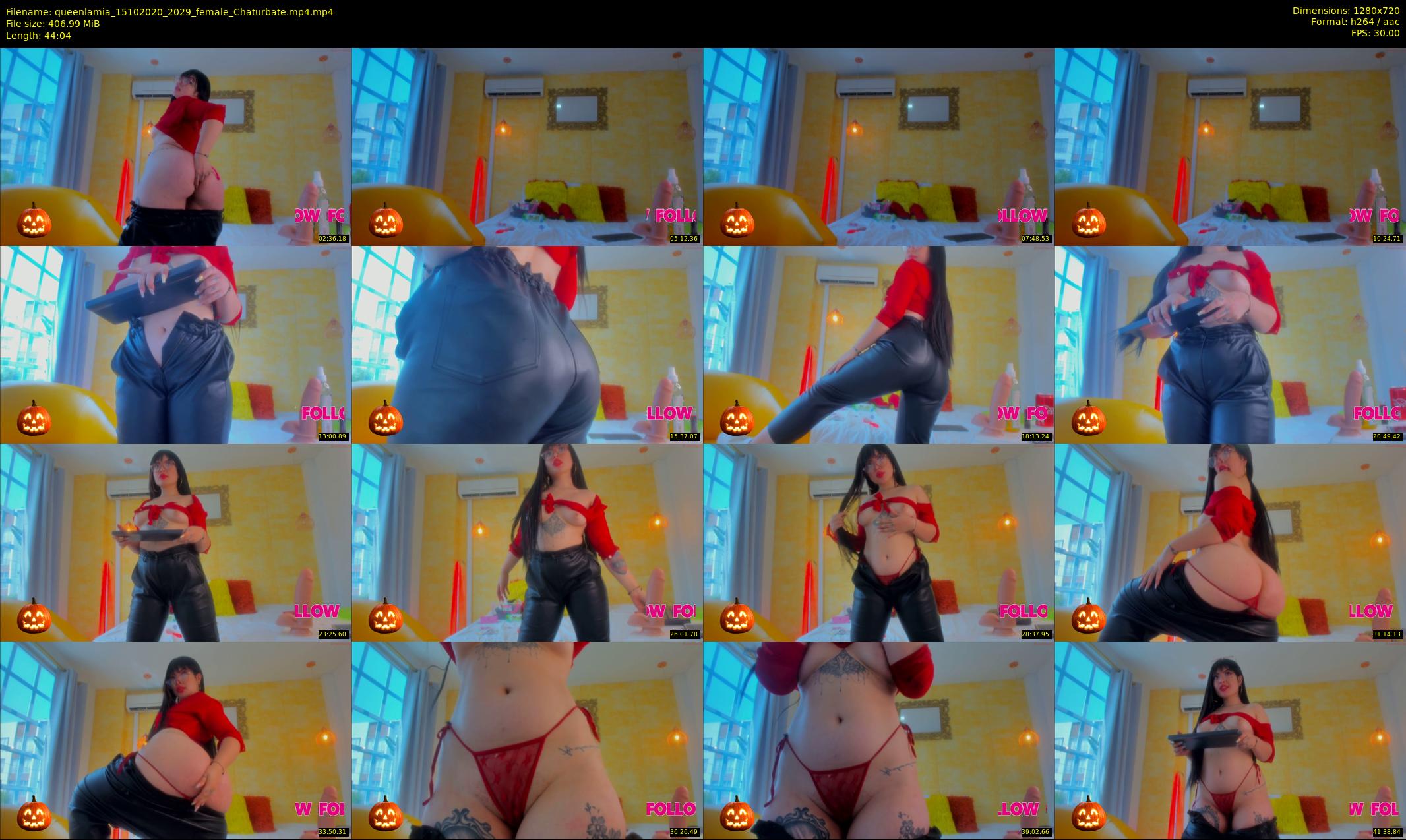 queenlamia — 45 minute Chaturbate female cam show recording, 720p, Oct 15, 2020