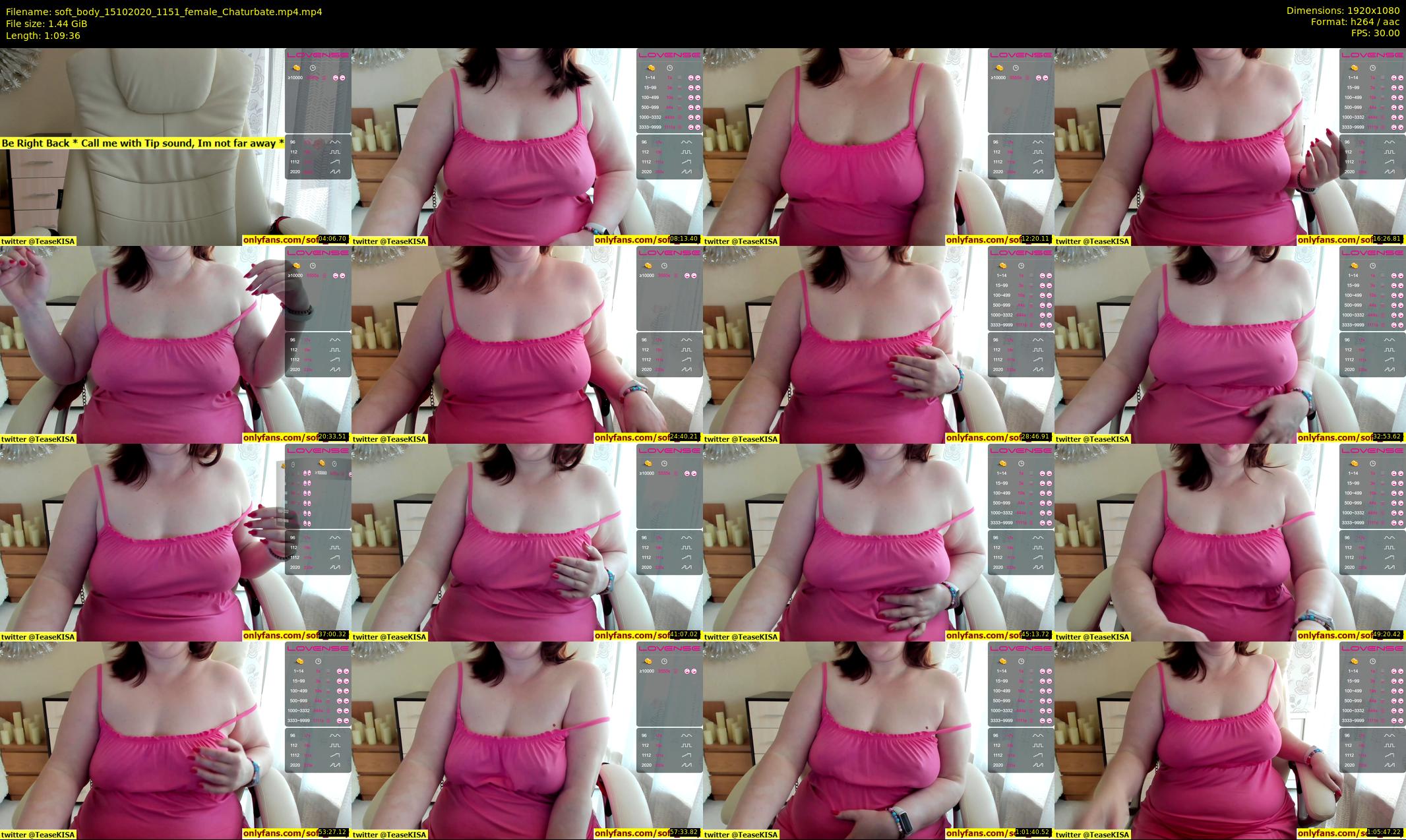 soft_body — 70 minute Chaturbate female cam show recording, 1080p, Oct 15, 2020