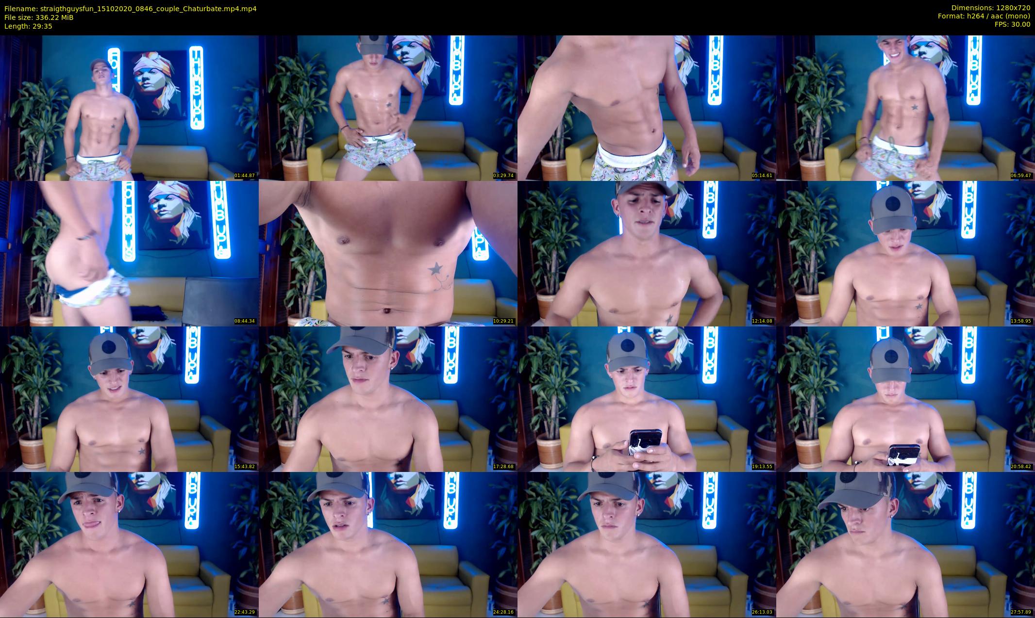 straigthguysfun — 30 minute Chaturbate male cam show recording, 720p, Oct 15, 2020
