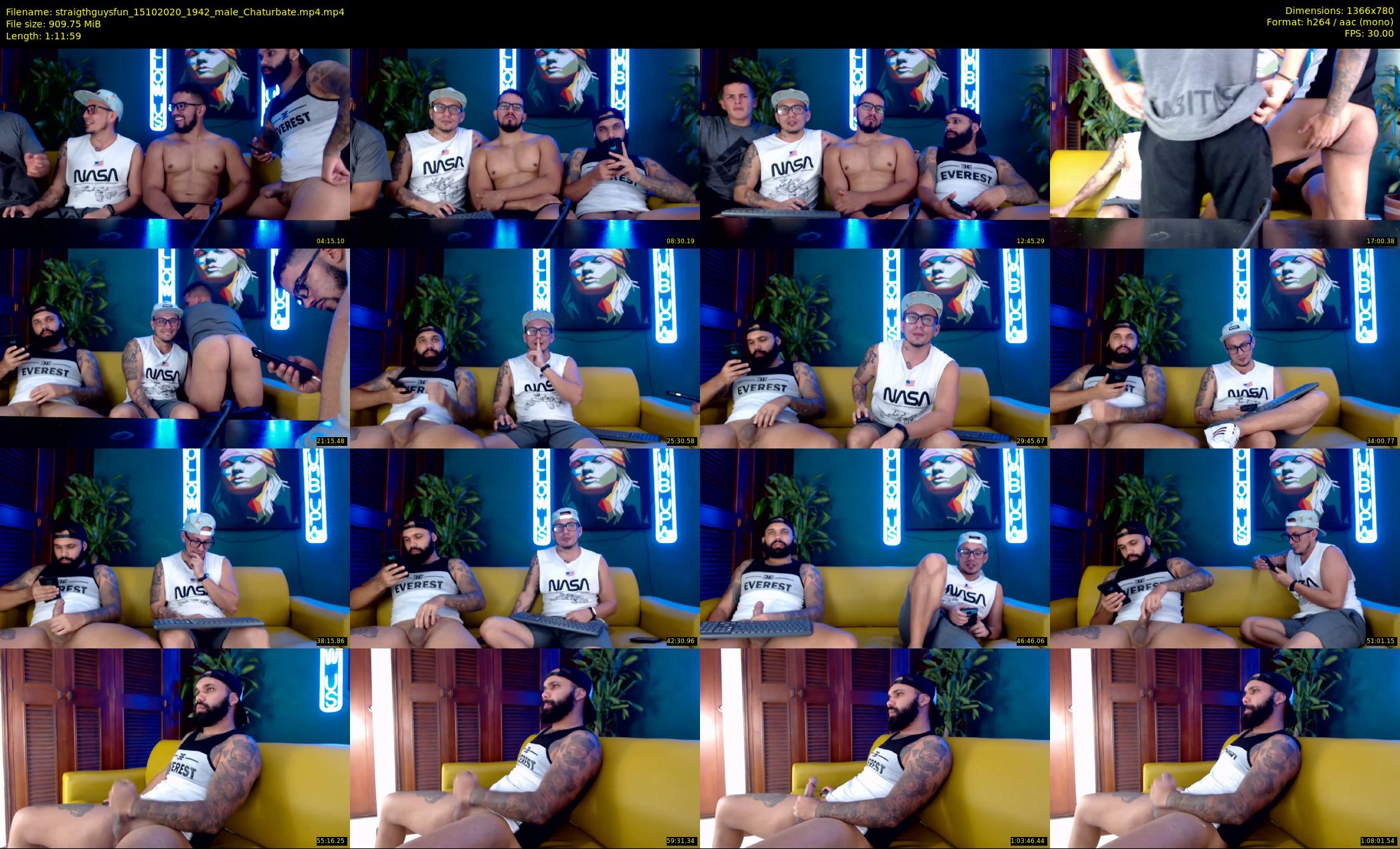 straigthguysfun — 72 minute Chaturbate male cam show recording, 720p, Oct 15, 2020