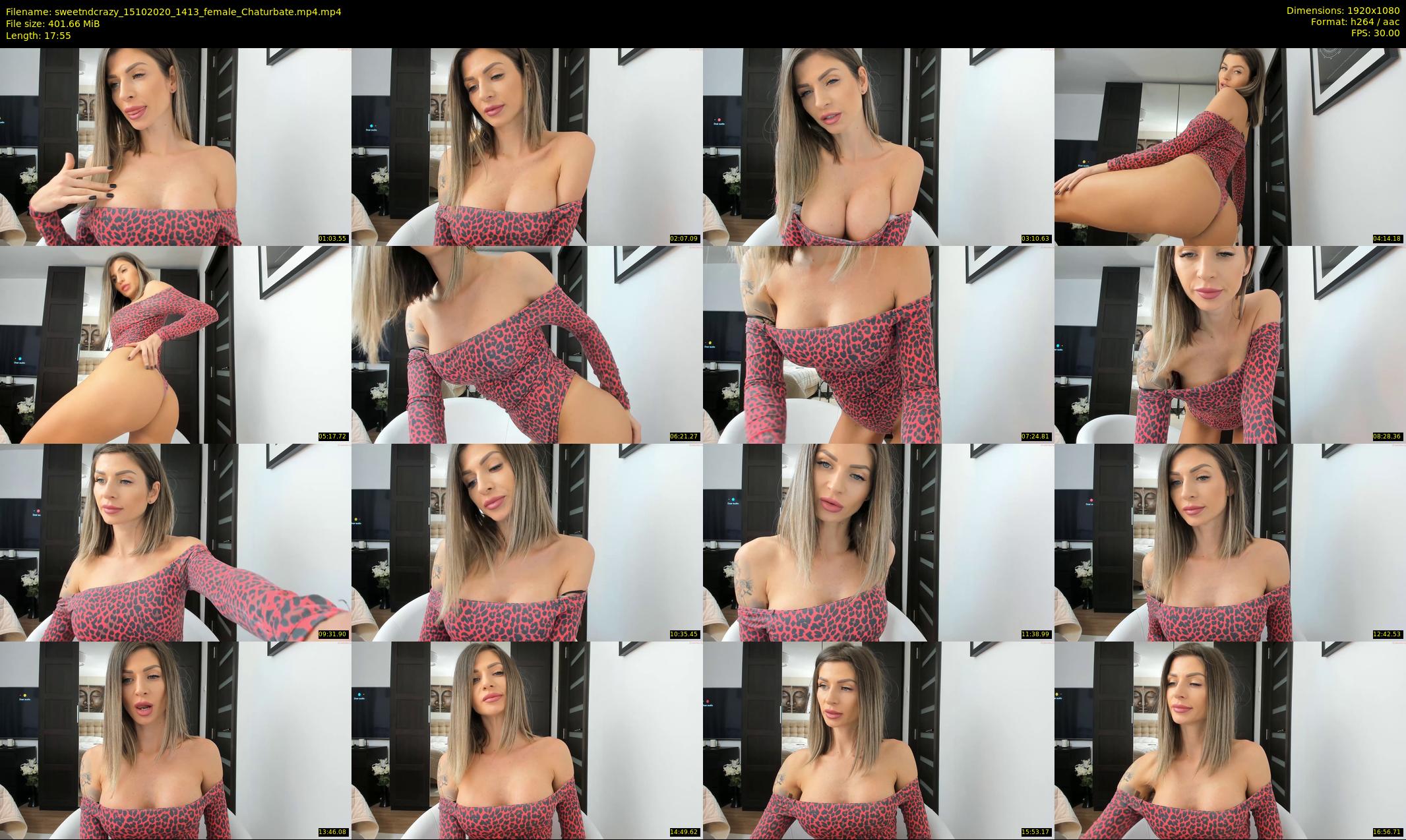 sweetndcrazy — 18 minute Chaturbate female cam show recording, 1080p, Oct 15, 2020