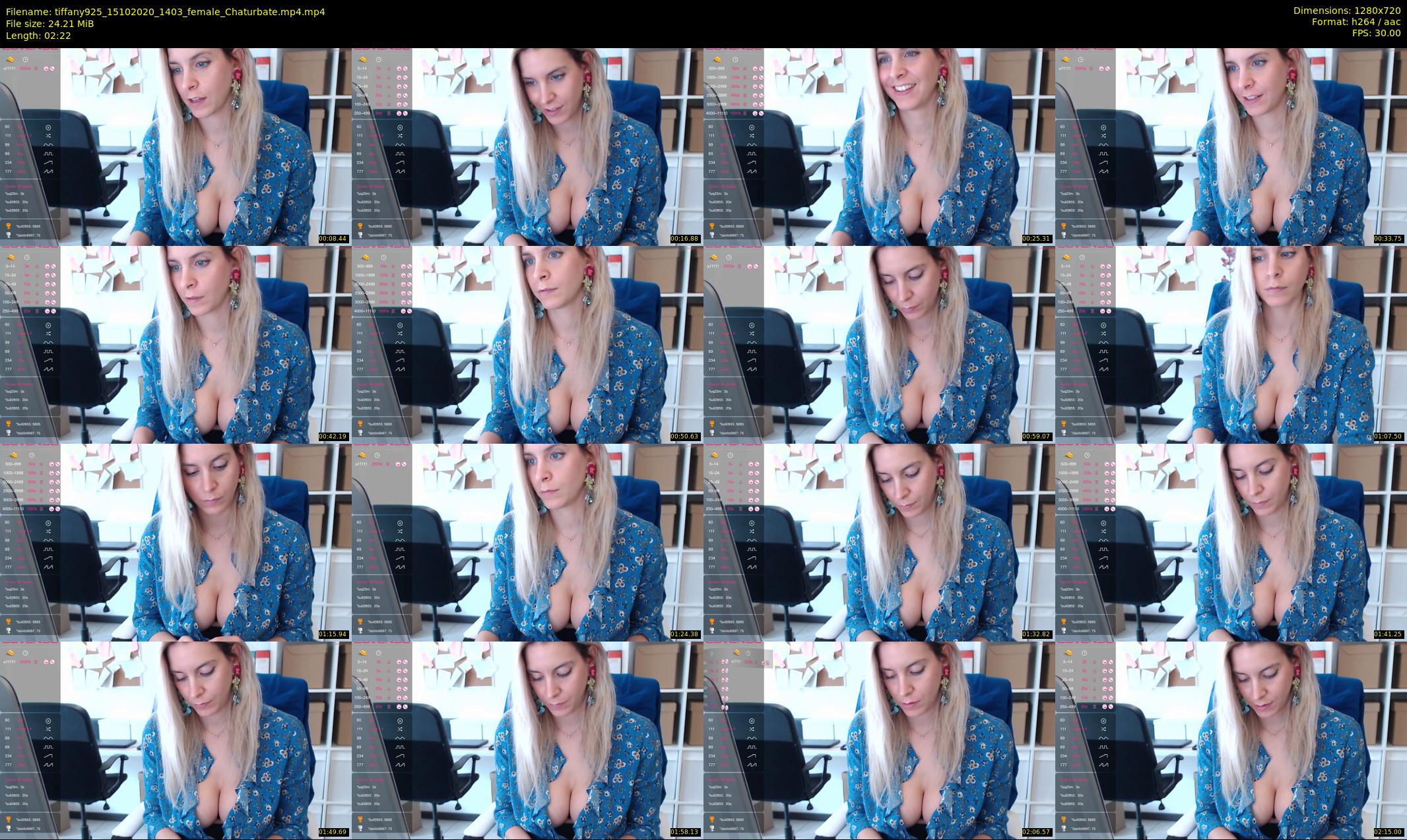 tiffany925 — 3 minute Chaturbate female cam show recording, 720p, Oct 15, 2020