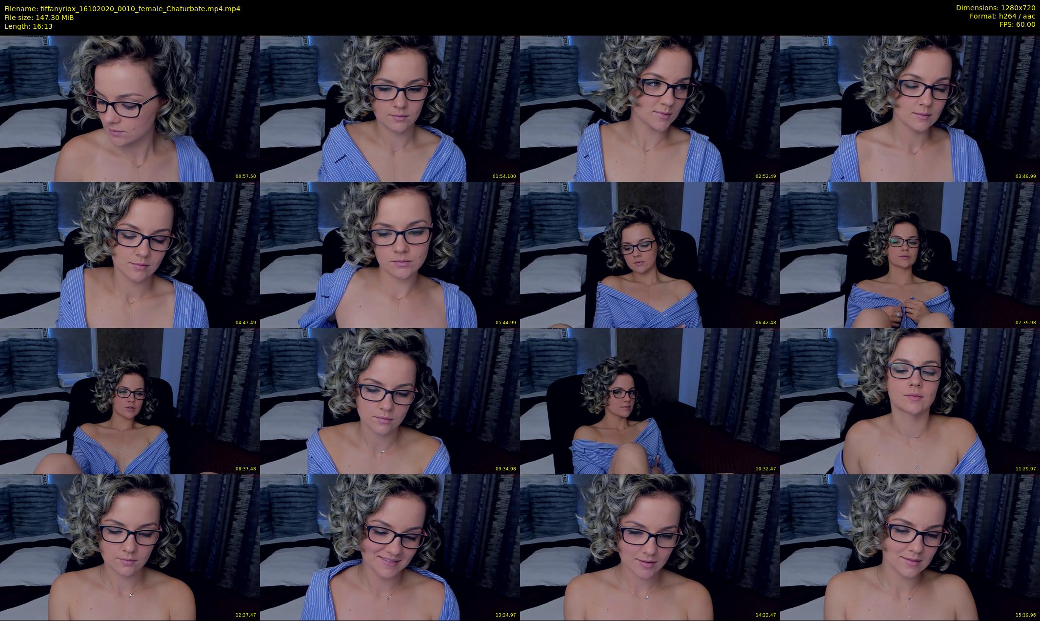 tiffanyriox — 17 minute Chaturbate female cam show recording, 720p, Oct 16, 2020