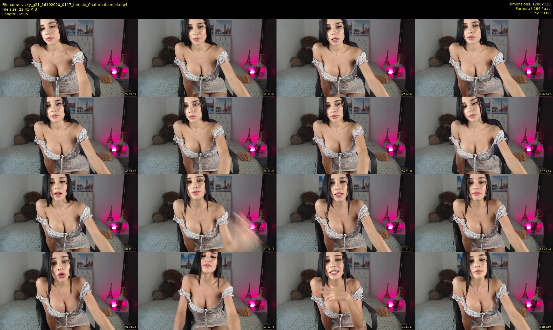 vicky_g21 — 3 minute Chaturbate female cam show recording, 720p, Oct 16, 2020
