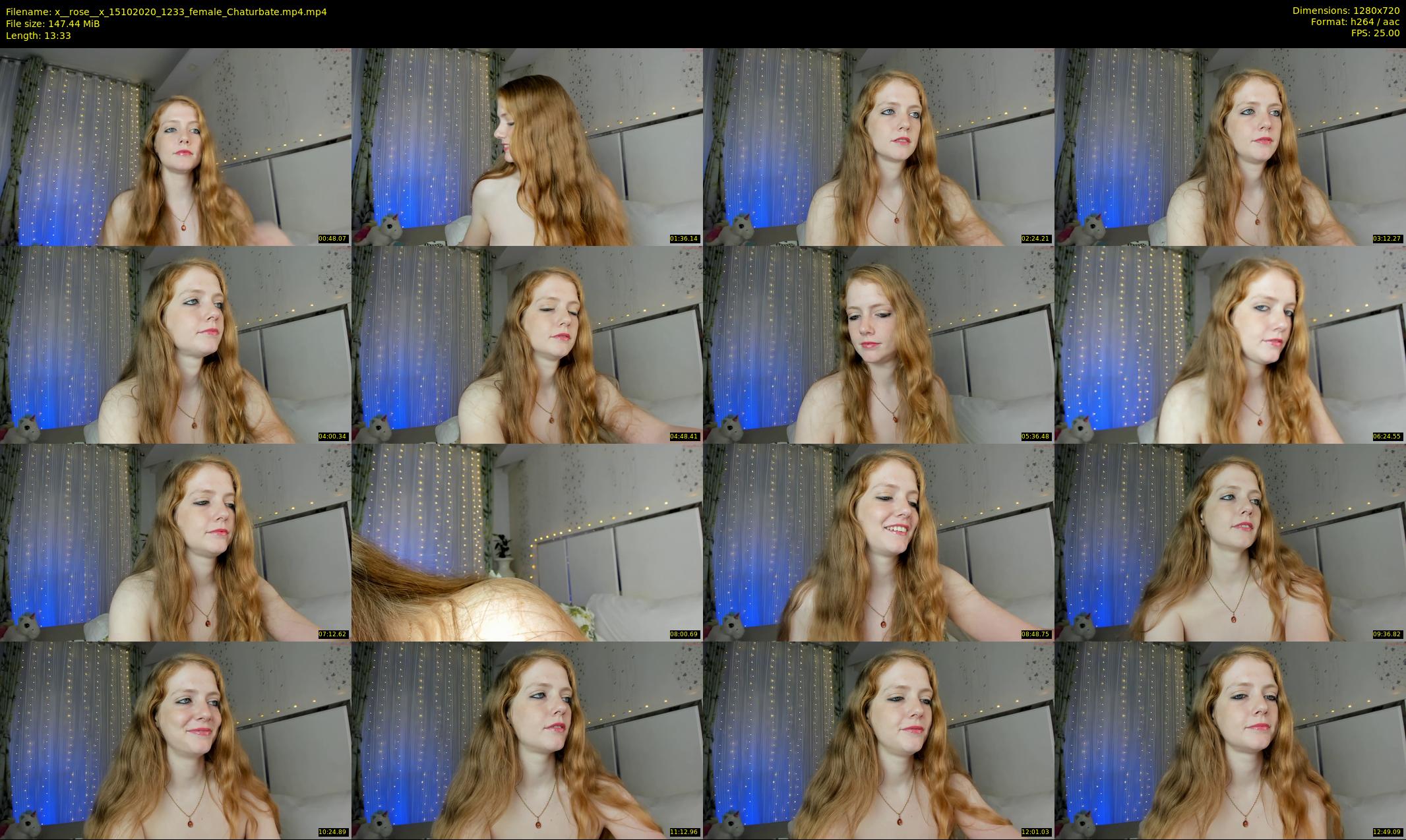 x__rose__x — 14 minute Chaturbate female cam show recording, 720p, Oct 15, 2020