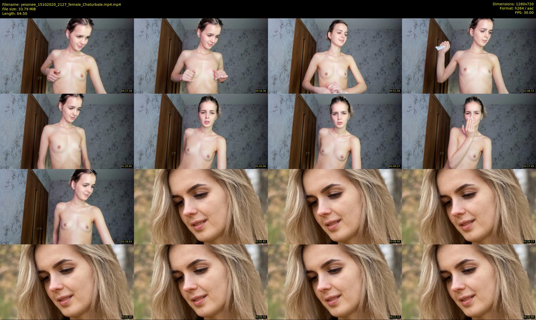 yesonee — 5 minute Chaturbate female cam show recording, 720p, Oct 15, 2020